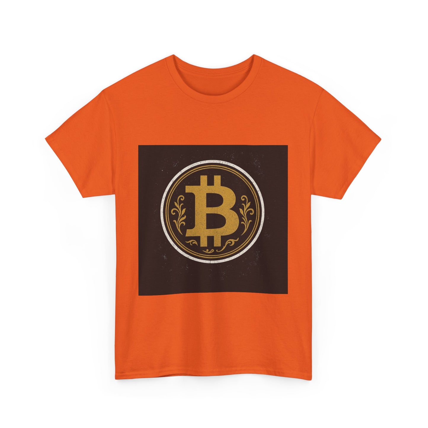 Bitcoin Graphic Tee, Unisex Heavy Cotton T-Shirt, Cryptocurrency Apparel, Bitcoin Lover Gift, Trendy Bitcoin Shirt