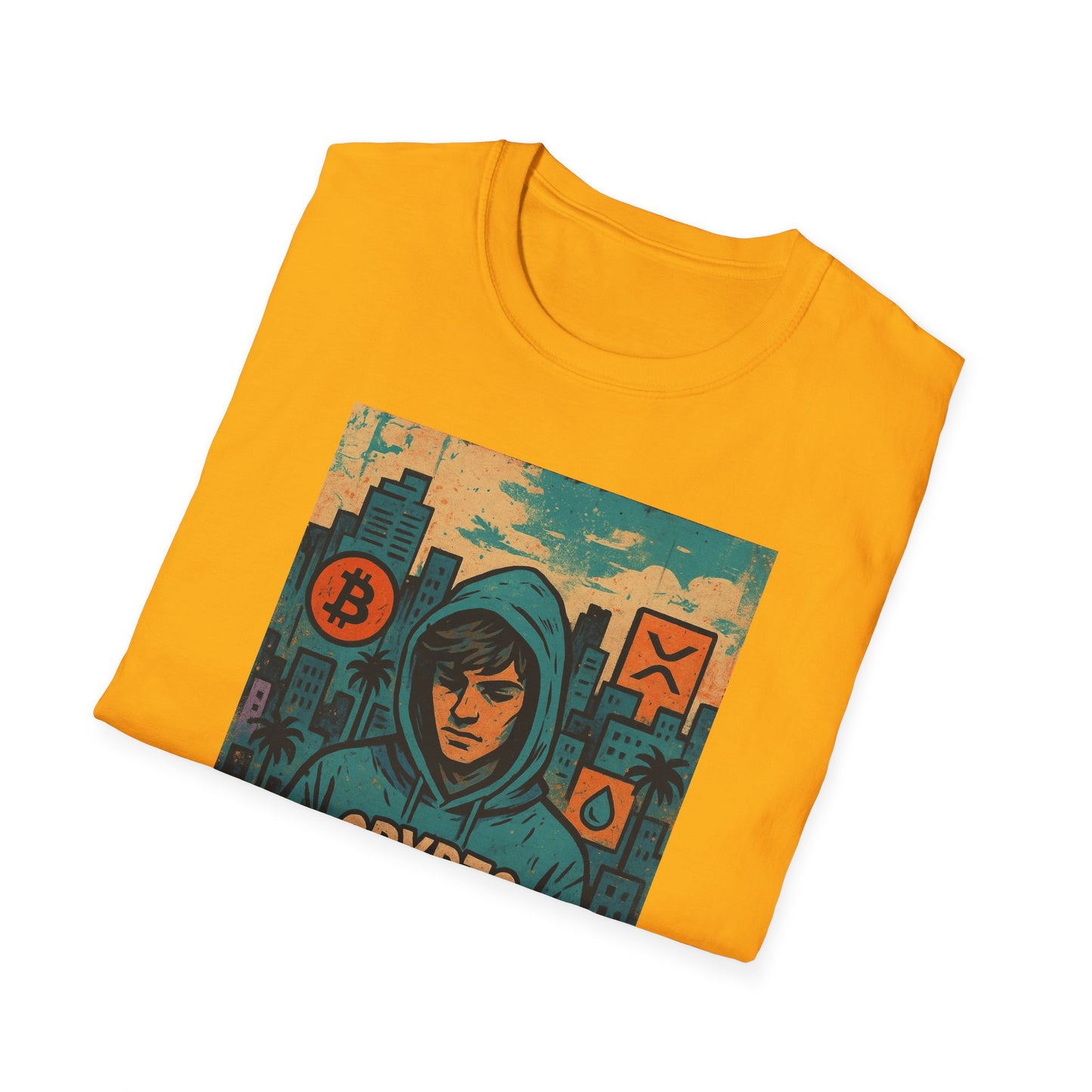Crypto Bro Unisex Softstyle T-Shirt, Bitcoin Apparel, Cryptocurrency Gift, Casual Wear, Trendy Graphic Tee