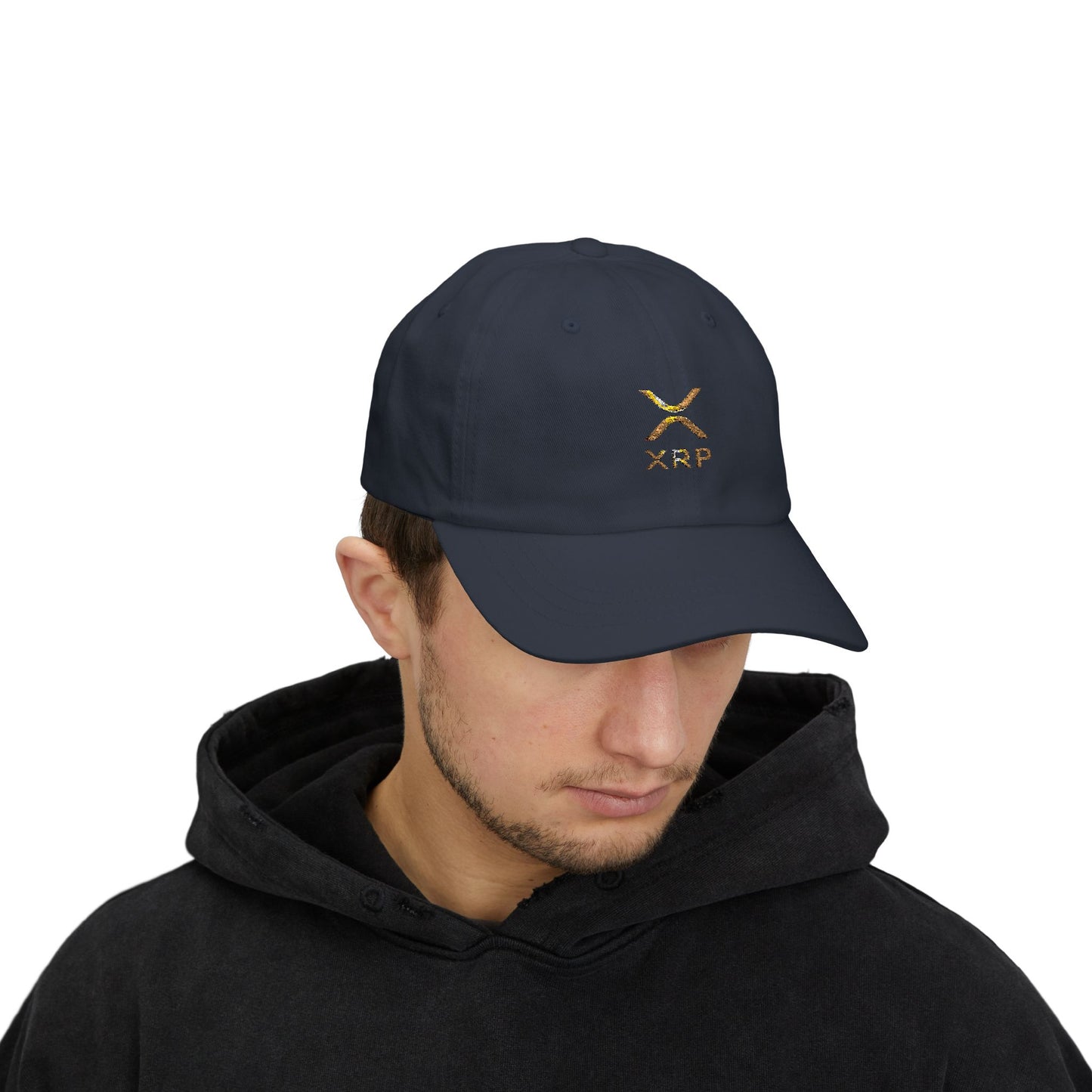 XRP Classic Dad Cap | Trendy Adjustable Hat for Crypto Lovers, Stylish Gift for Dad, Casual Fashion Accessory, Summer Cap, Unique Dad Hat