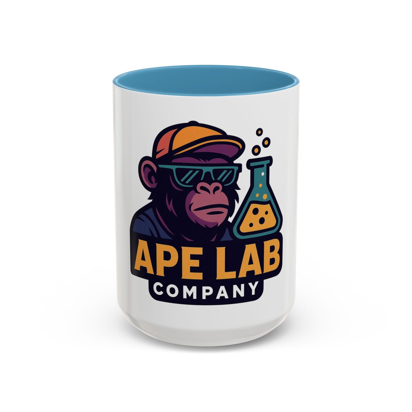Ape Lab Accent Coffee Mug, Unique Gift, Scientist Drinkware, Birthday, Instant Collection, Office Decor, Customizable Design
