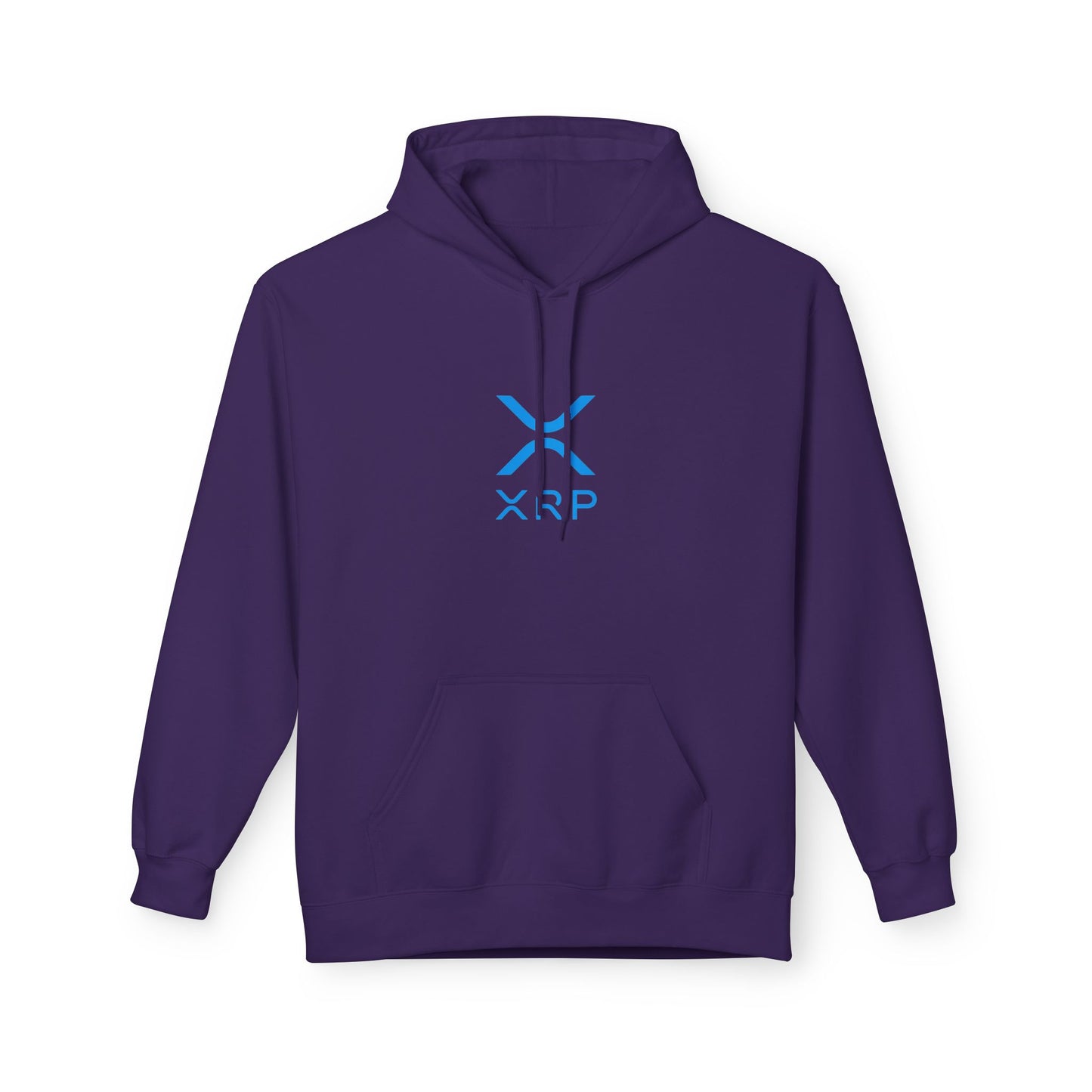 XRP Fleece Hoodie | Unisex Casual Wear, Cryptocurrency Gift, Cozy Sweatshirt for Crypto Enthusiasts, Everyday Hoodie, Perfect for Holidays