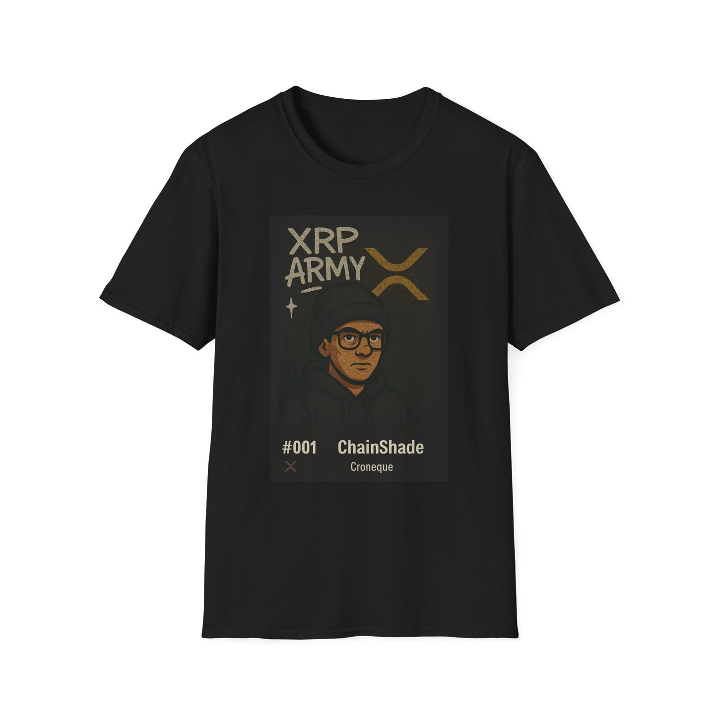 XRP Army Unisex Softstyle T-Shirt, Crypto Fashion Tee, Gift for Cryptocurrency Enthusiasts, Blockchain Apparel, Trendy Casual Wear