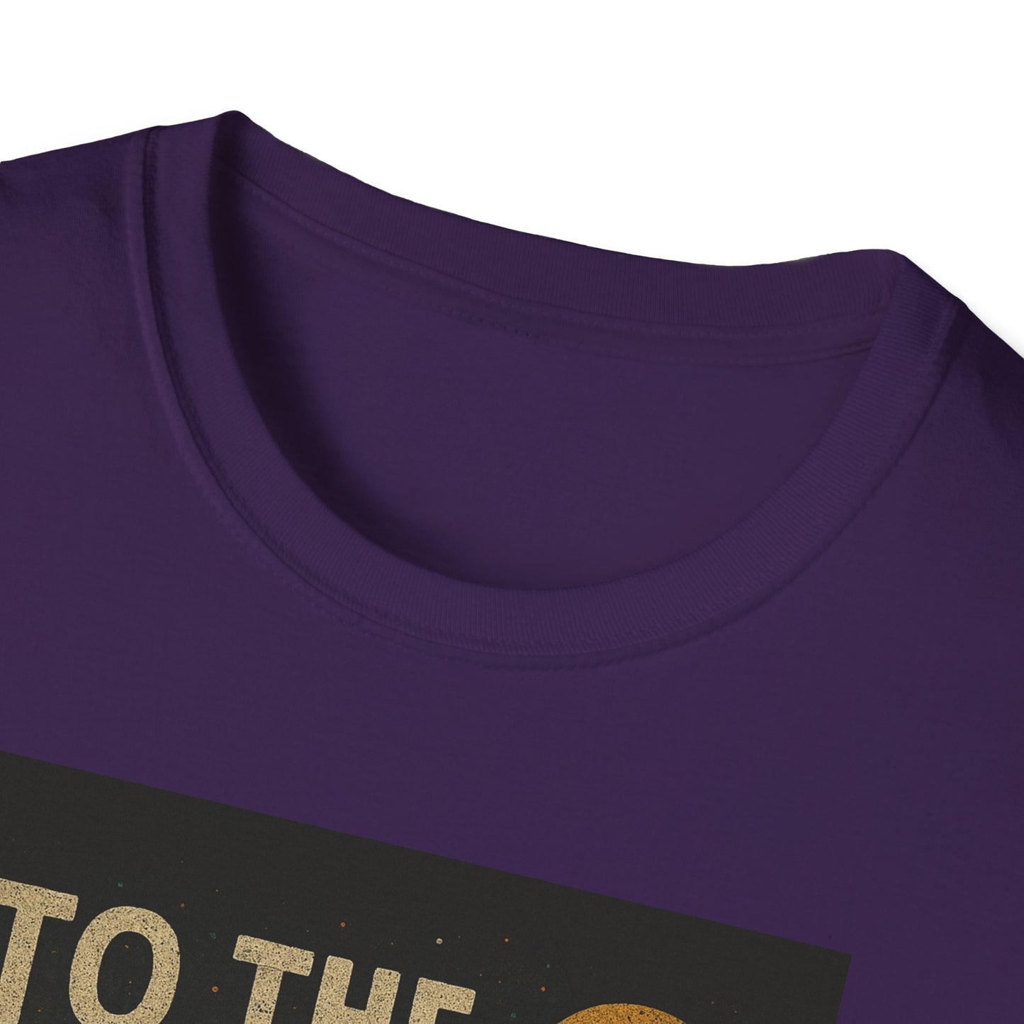 To the Moon Unisex Softstyle T-Shirt, Cute T-Shirt, Space Graphic Tee, Astronomy Lover Gift, Casual Shirt for All Occasions