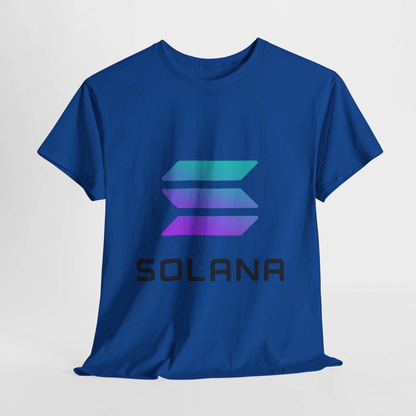 Solana Unisex Heavy Cotton Tee, Crypto Apparel, Gamer Shirt, Tech Enthusiast Wear, Unique Gift for Blockchain Lovers, Trending Fashion