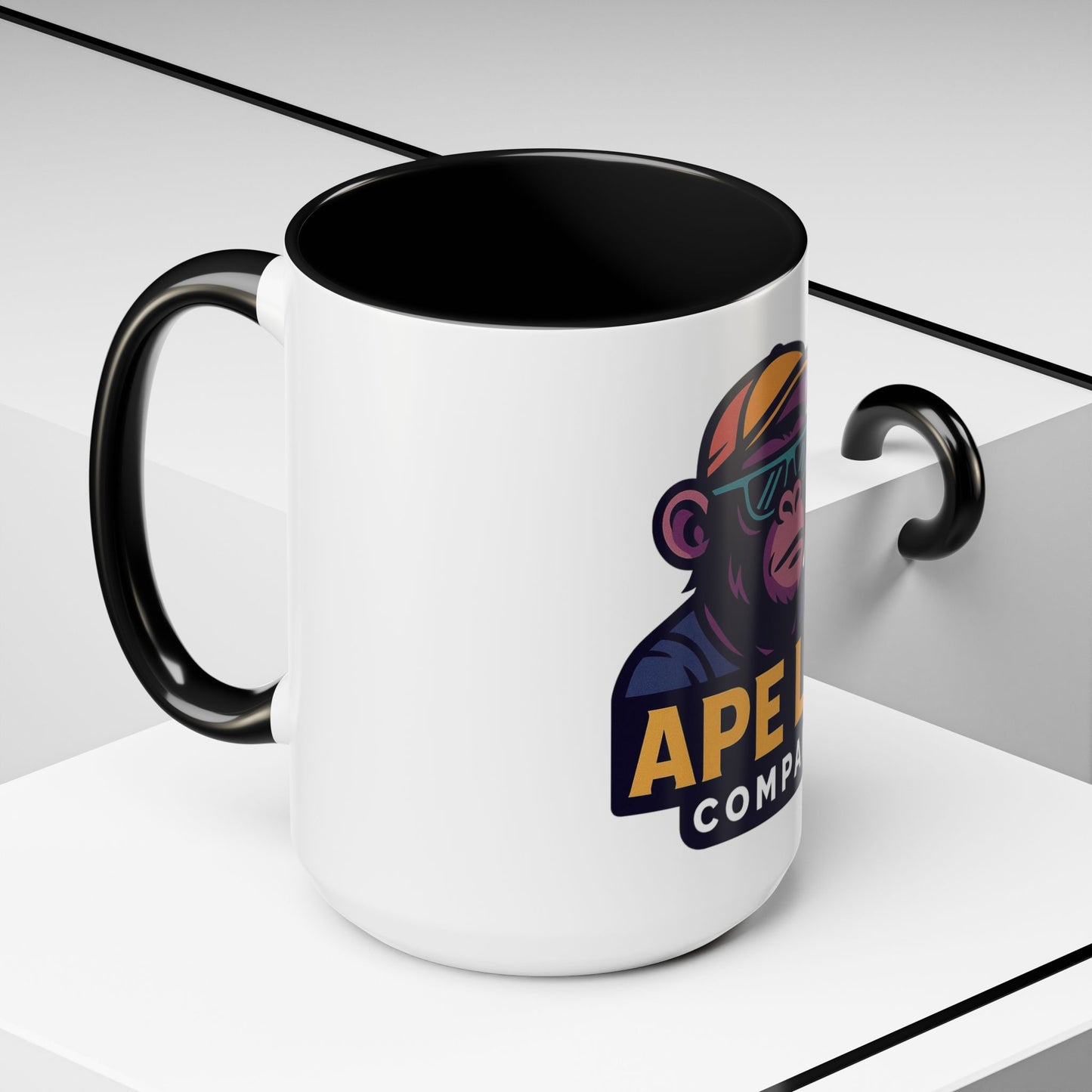 Ape Lab Accent Coffee Mug, Unique Gift, Scientist Drinkware, Birthday, Instant Collection, Office Decor, Customizable Design