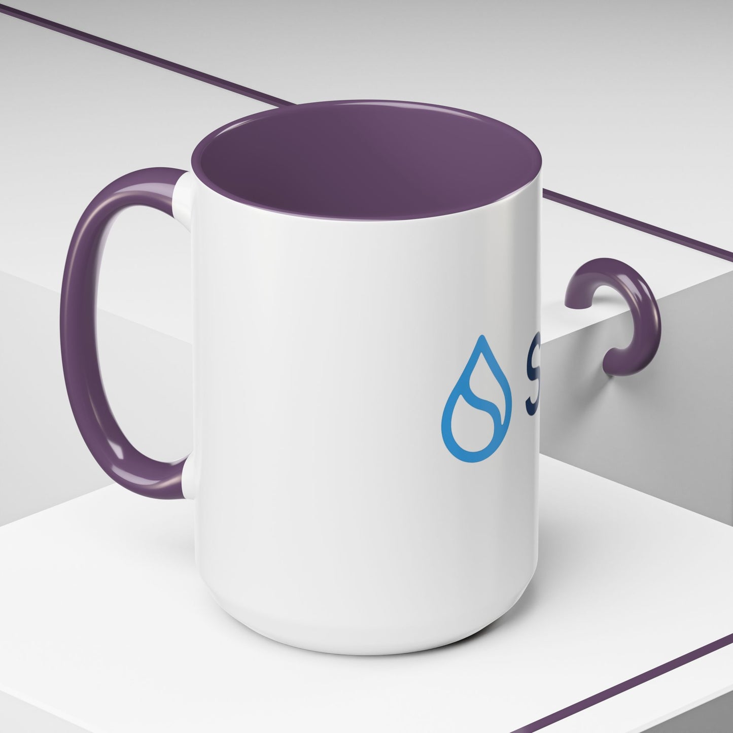 SUI Stylish Accent Coffee Mug - Unique Sui Logo Design, Perfect Gift for Coffee Lovers, Home, Office, or as a Fun Collectible