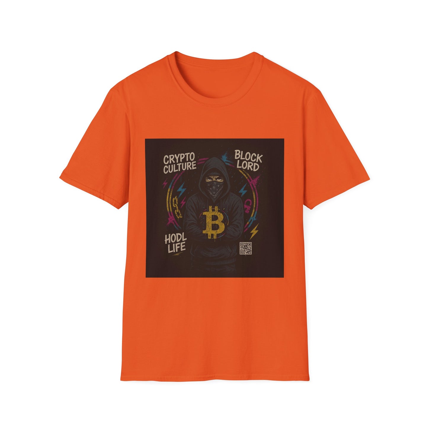 Crypto Culture Unisex Softstyle T-Shirt, Hodl Life Tee, Cryptocurrency Gift, Bitcoin Shirt, Block Lord Merch, Digital Asset Apparel