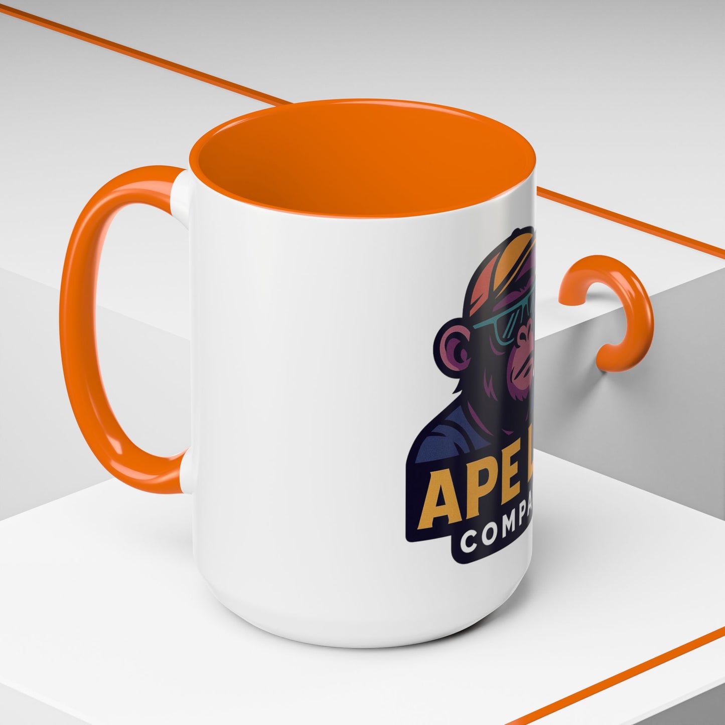 Ape Lab Accent Coffee Mug, Unique Gift, Scientist Drinkware, Birthday, Instant Collection, Office Decor, Customizable Design