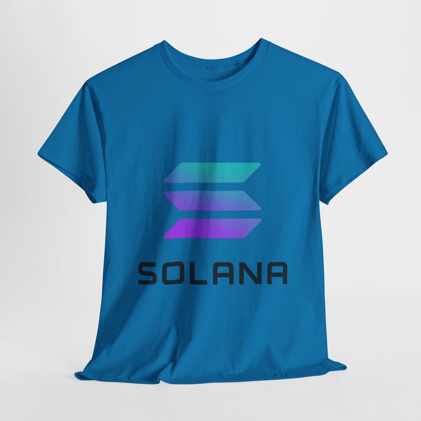 Solana Unisex Heavy Cotton Tee, Crypto Apparel, Gamer Shirt, Tech Enthusiast Wear, Unique Gift for Blockchain Lovers, Trending Fashion
