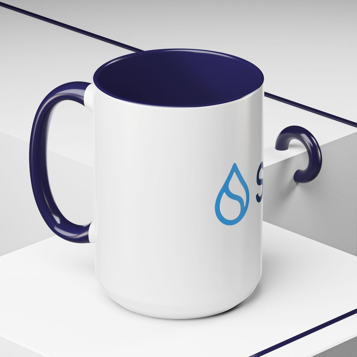 SUI Stylish Accent Coffee Mug - Unique Sui Logo Design, Perfect Gift for Coffee Lovers, Home, Office, or as a Fun Collectible
