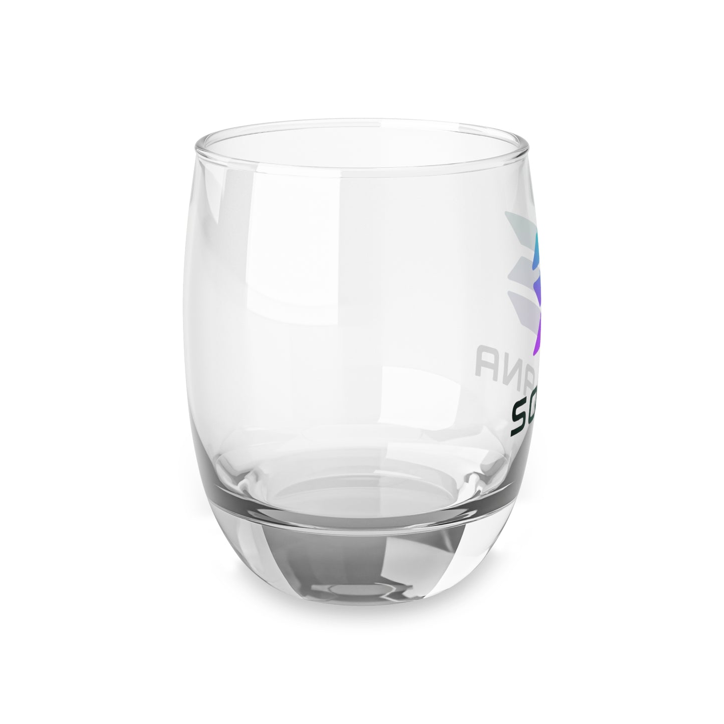 Solana Whiskey Glass | Custom Barware Gift | Unique Birthday Present | Home Decor | Liquor Glassware | Modern Design