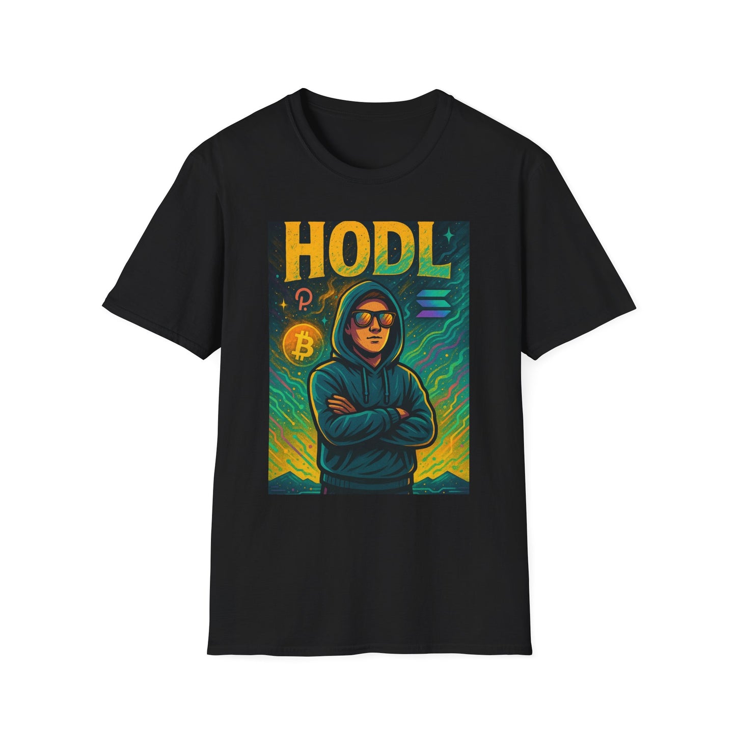 Unisex Crypto-HODL T-Shirt, Bitcoin Merch, Gift for Crypto Enthusiasts, Trendy Graphic Tee, Cool Crypto Apparel