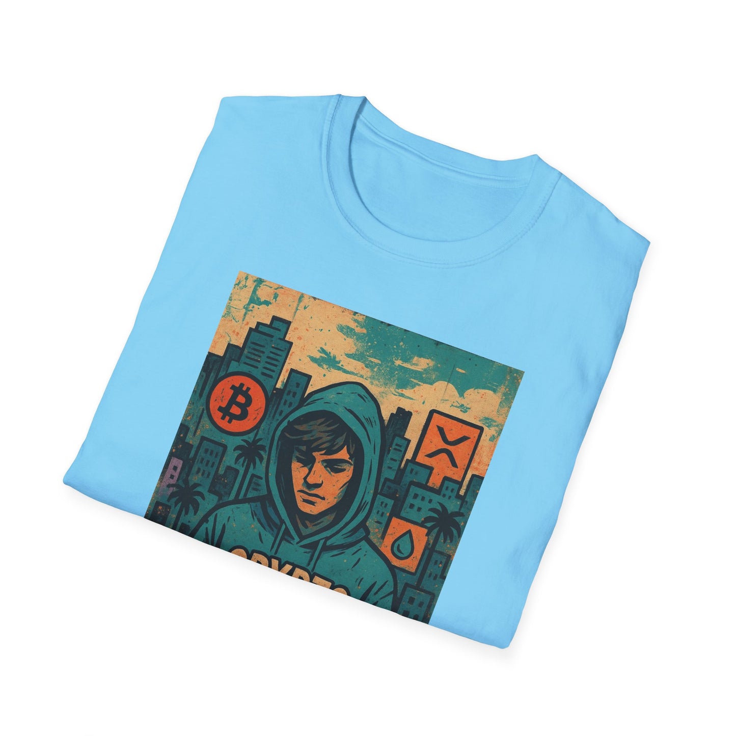Crypto Bro Unisex Softstyle T-Shirt, Bitcoin Apparel, Cryptocurrency Gift, Casual Wear, Trendy Graphic Tee