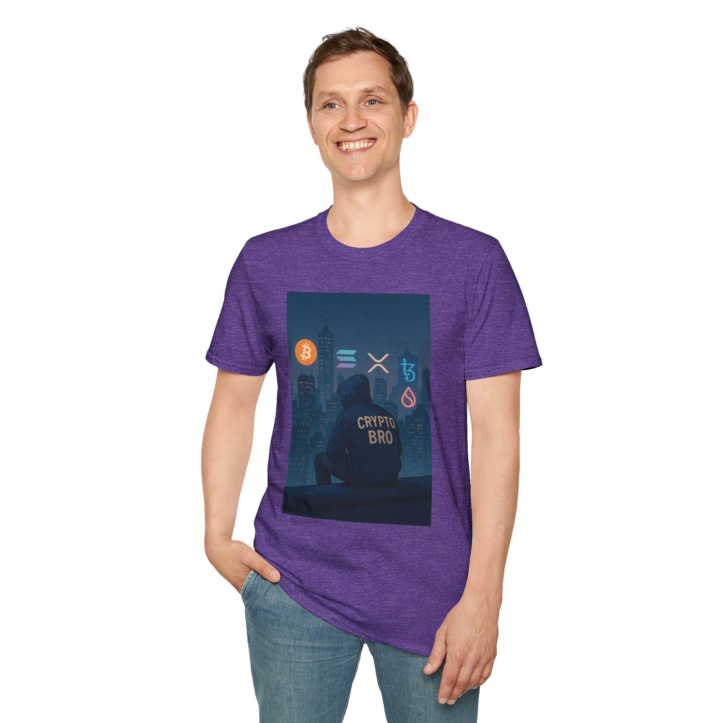 Crypto Bro T-Shirt, Bitcoin, Cryptocurrency Fan Shirt, Gamer Tee, Perfect Gift for Tech Enthusiasts, Casual Wear