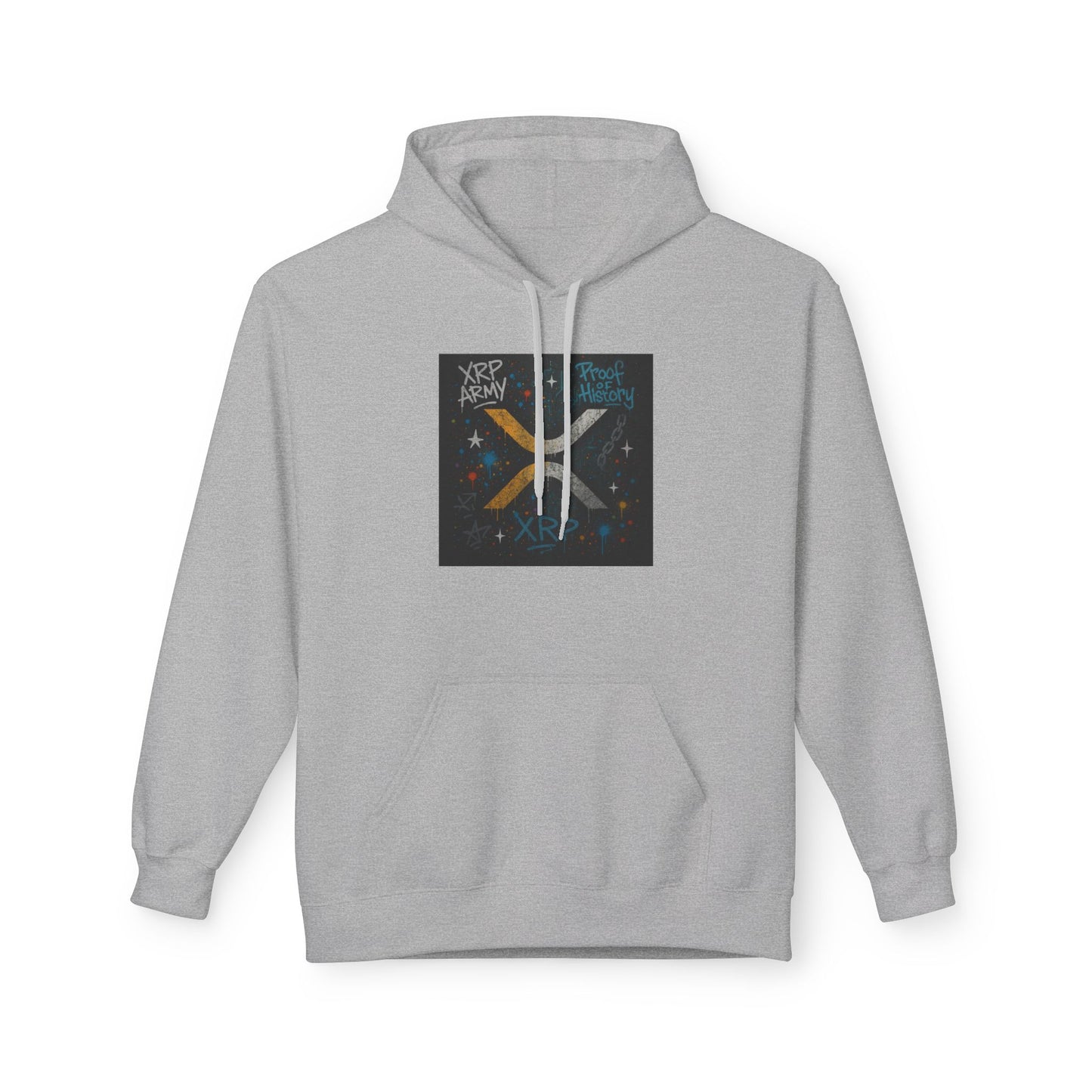 XRP Cosmic Vibes Hoodie, Unisex Graphic Sweatshirt for Cozy Nights, Perfect for Sci-Fi Lovers, Christmas Gifts, Starry Nightwear