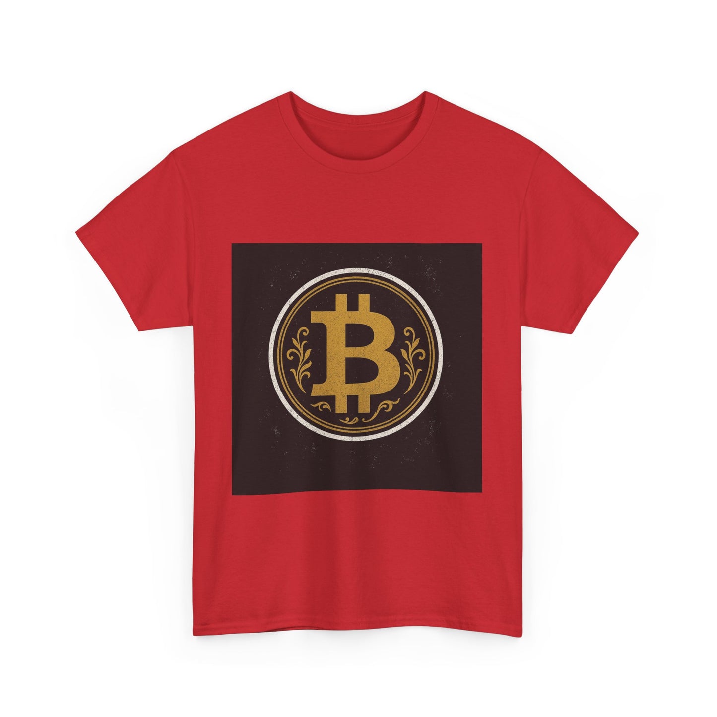 Bitcoin Graphic Tee, Unisex Heavy Cotton T-Shirt, Cryptocurrency Apparel, Bitcoin Lover Gift, Trendy Bitcoin Shirt
