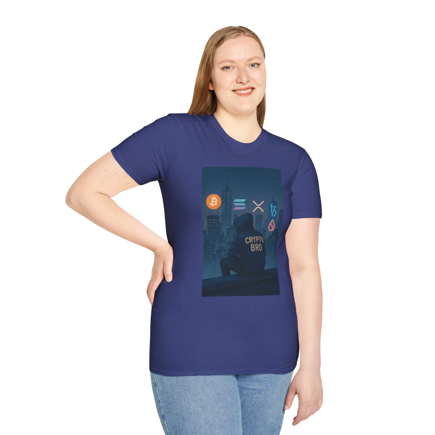 Crypto Bro T-Shirt, Bitcoin, Cryptocurrency Fan Shirt, Gamer Tee, Perfect Gift for Tech Enthusiasts, Casual Wear