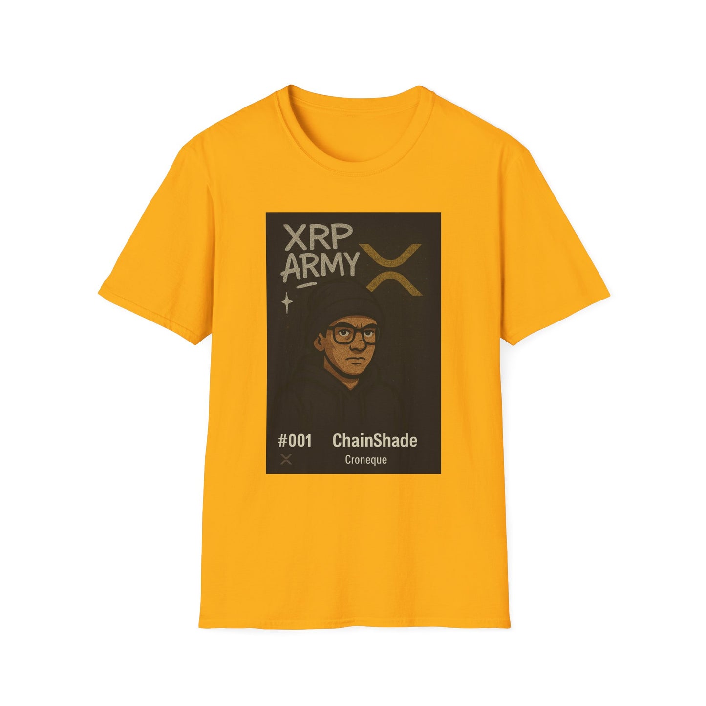 XRP Army Unisex Softstyle T-Shirt, Crypto Fashion Tee, Gift for Cryptocurrency Enthusiasts, Blockchain Apparel, Trendy Casual Wear