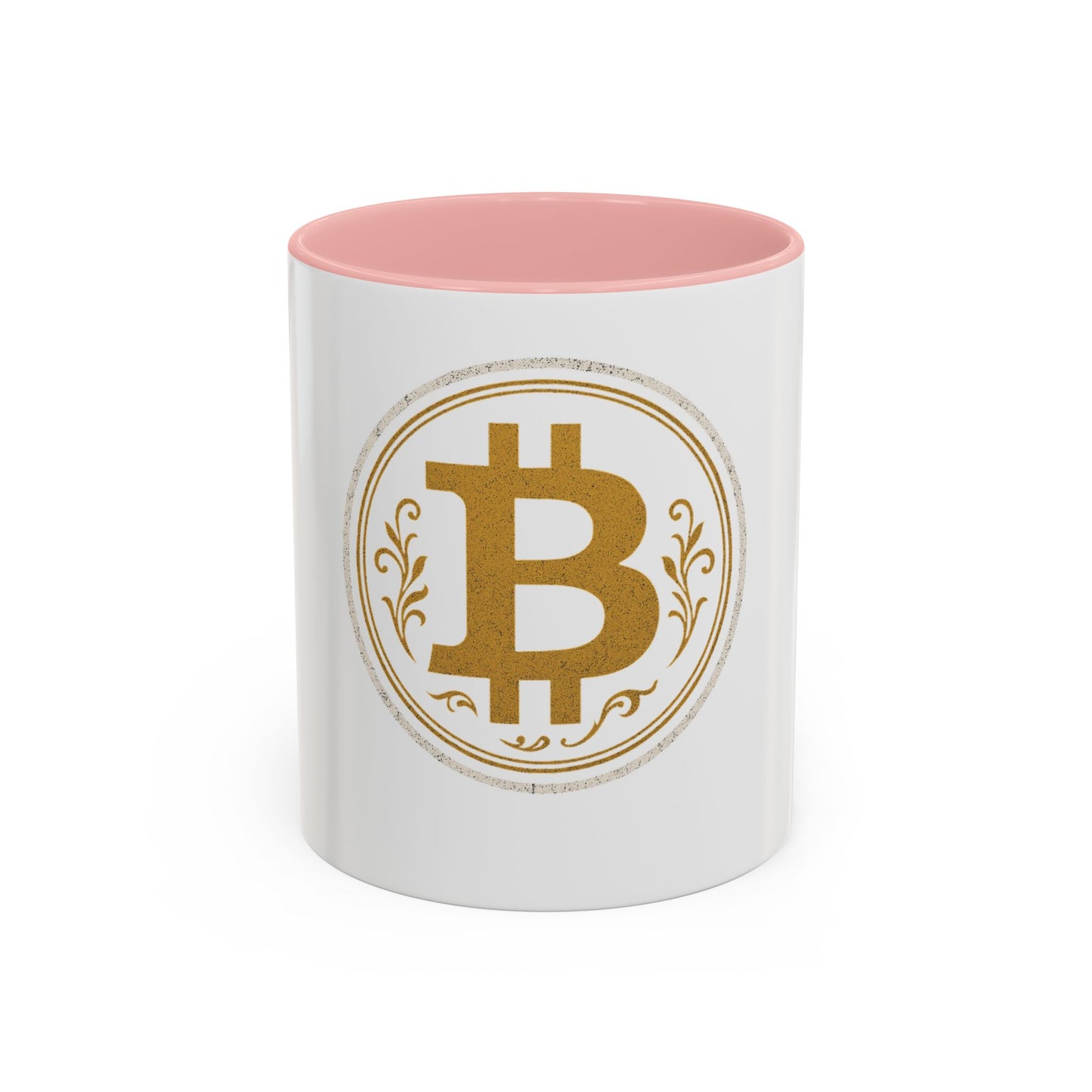 Bitcoin Accent Coffee Mug, Cryptocurrency Gift, Office Mug, Personalized Coffee Cup, Digital Currency Lover