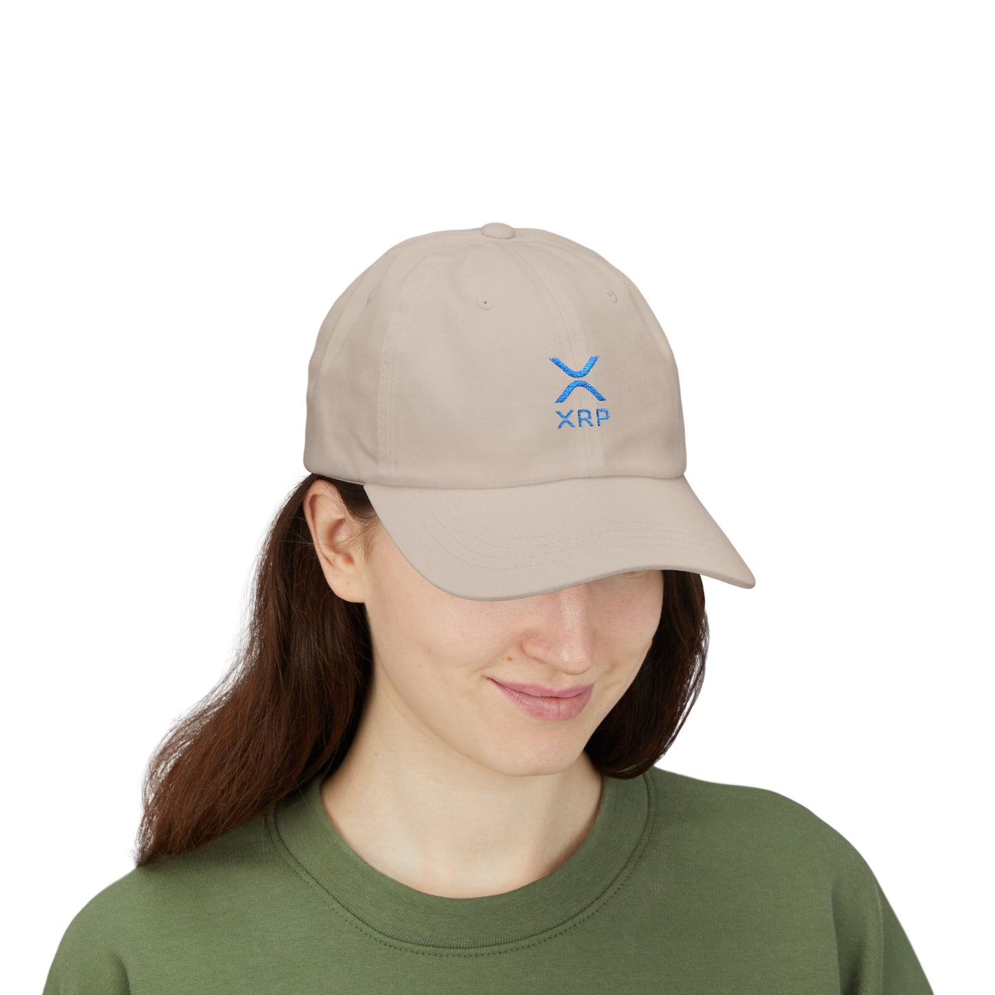 XRP Classic Dad Cap, Adjustable Baseball Hat for Men, Trendy Accessory for Crypto Lovers, Gift for Father's Day, Casual Outdoor Wear