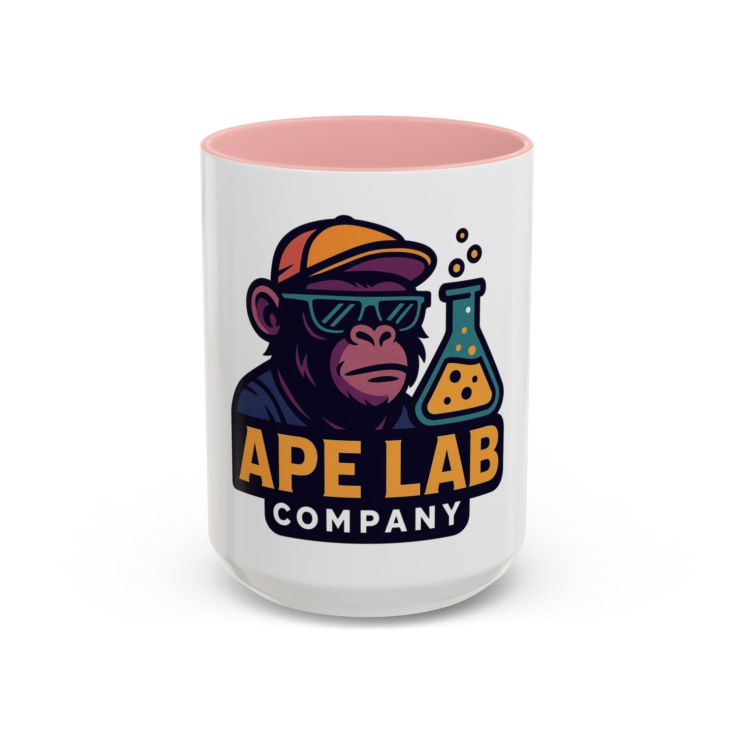 Ape Lab Accent Coffee Mug, Unique Gift, Scientist Drinkware, Birthday, Instant Collection, Office Decor, Customizable Design