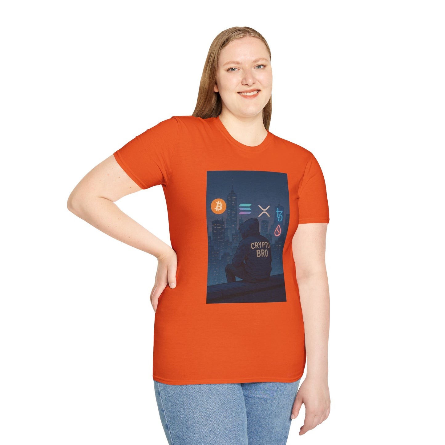 Crypto Bro T-Shirt, Bitcoin, Cryptocurrency Fan Shirt, Gamer Tee, Perfect Gift for Tech Enthusiasts, Casual Wear
