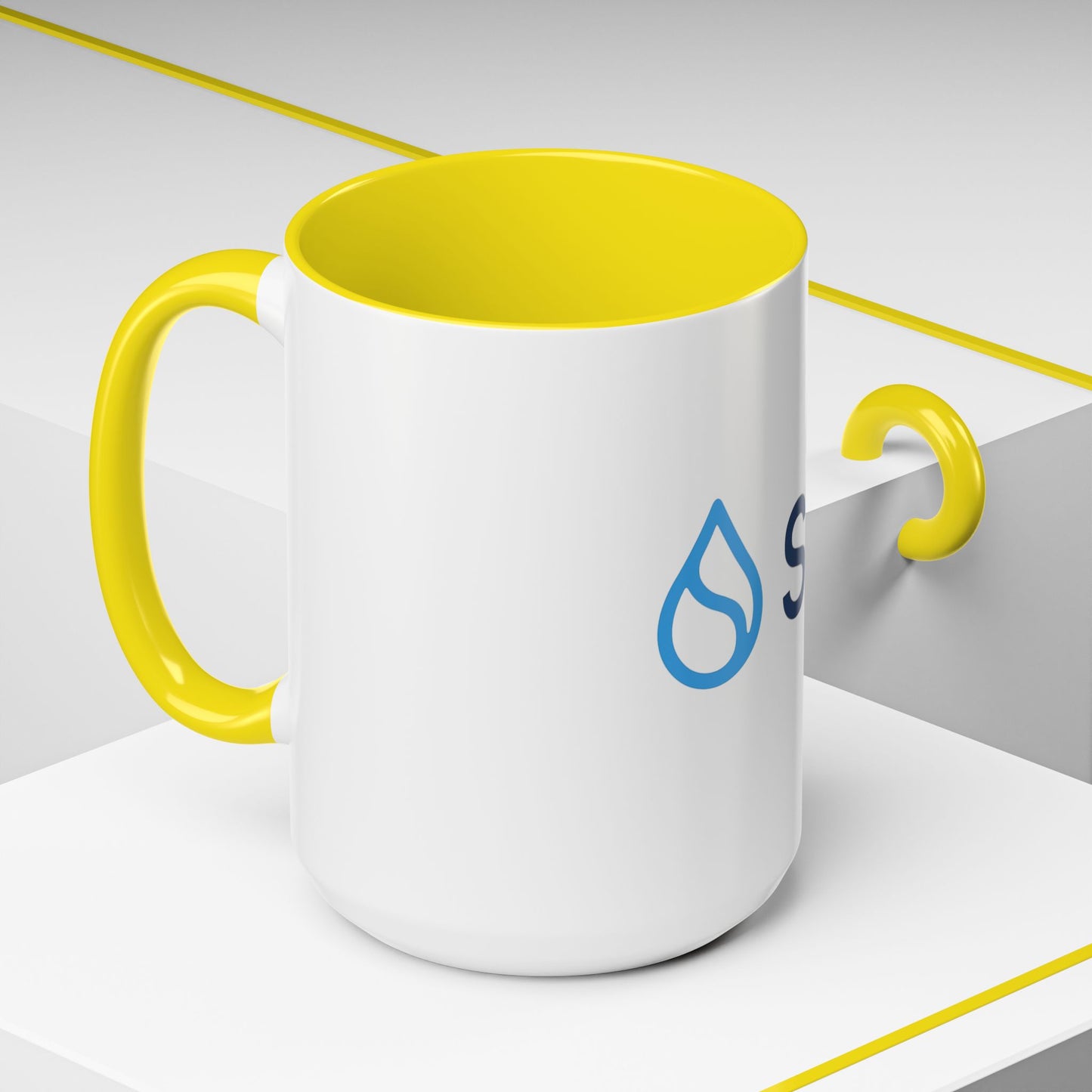 SUI Stylish Accent Coffee Mug - Unique Sui Logo Design, Perfect Gift for Coffee Lovers, Home, Office, or as a Fun Collectible