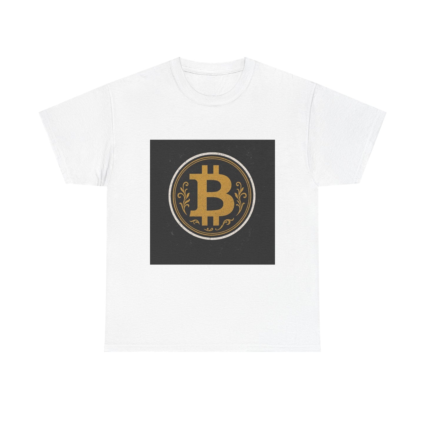 Bitcoin Graphic Tee, Unisex Heavy Cotton T-Shirt, Cryptocurrency Apparel, Bitcoin Lover Gift, Trendy Bitcoin Shirt
