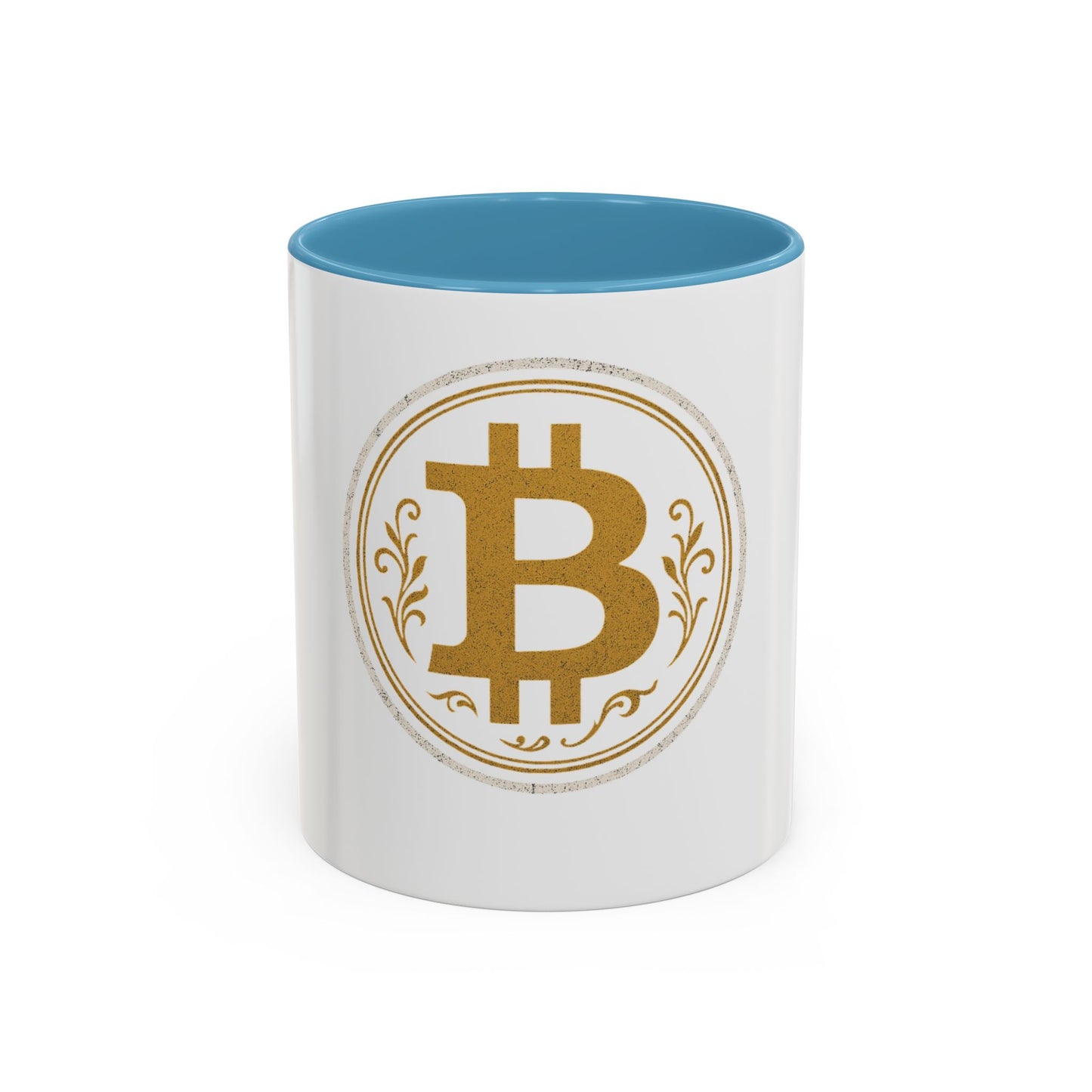 Bitcoin Accent Coffee Mug, Cryptocurrency Gift, Office Mug, Personalized Coffee Cup, Digital Currency Lover