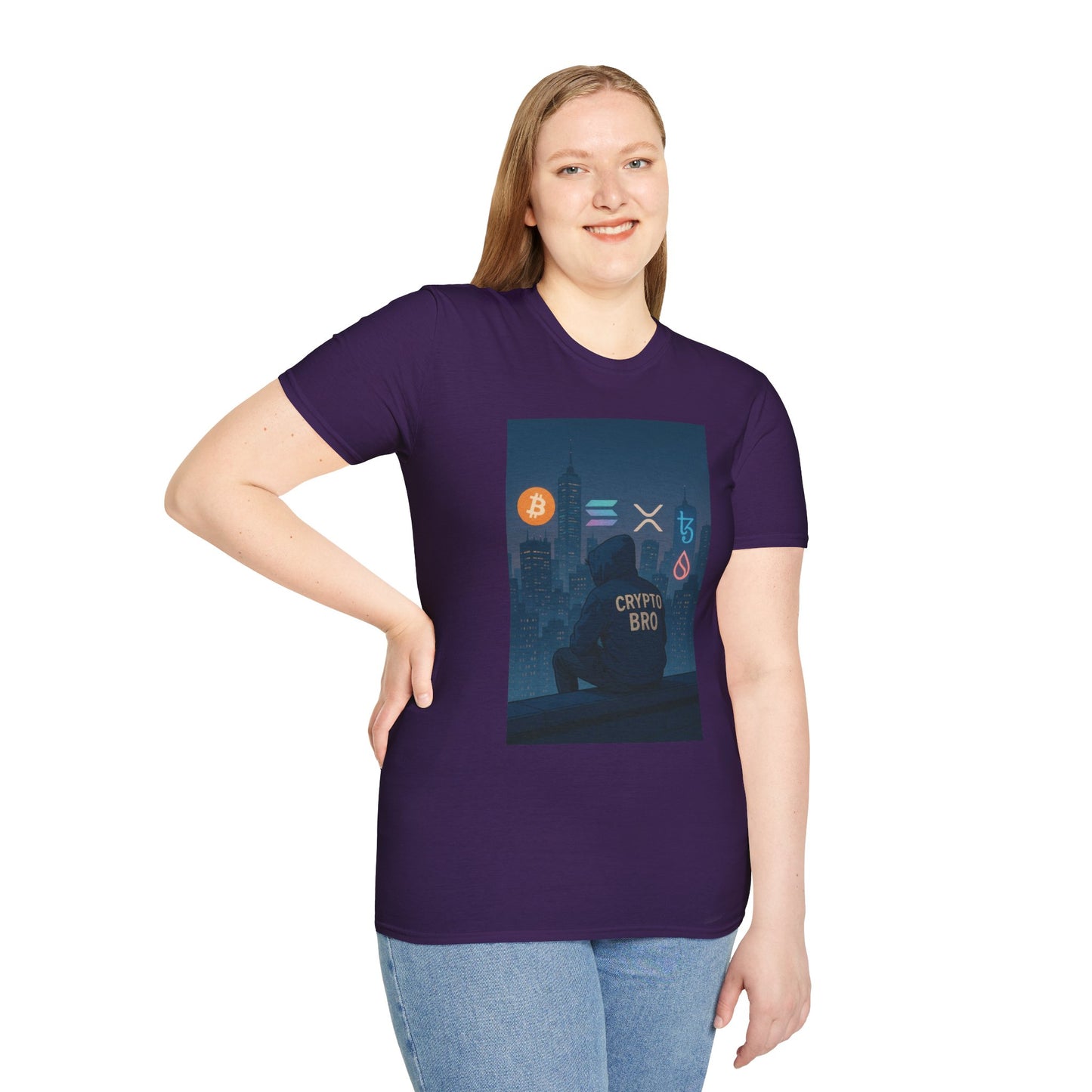 Crypto Bro T-Shirt, Bitcoin, Cryptocurrency Fan Shirt, Gamer Tee, Perfect Gift for Tech Enthusiasts, Casual Wear