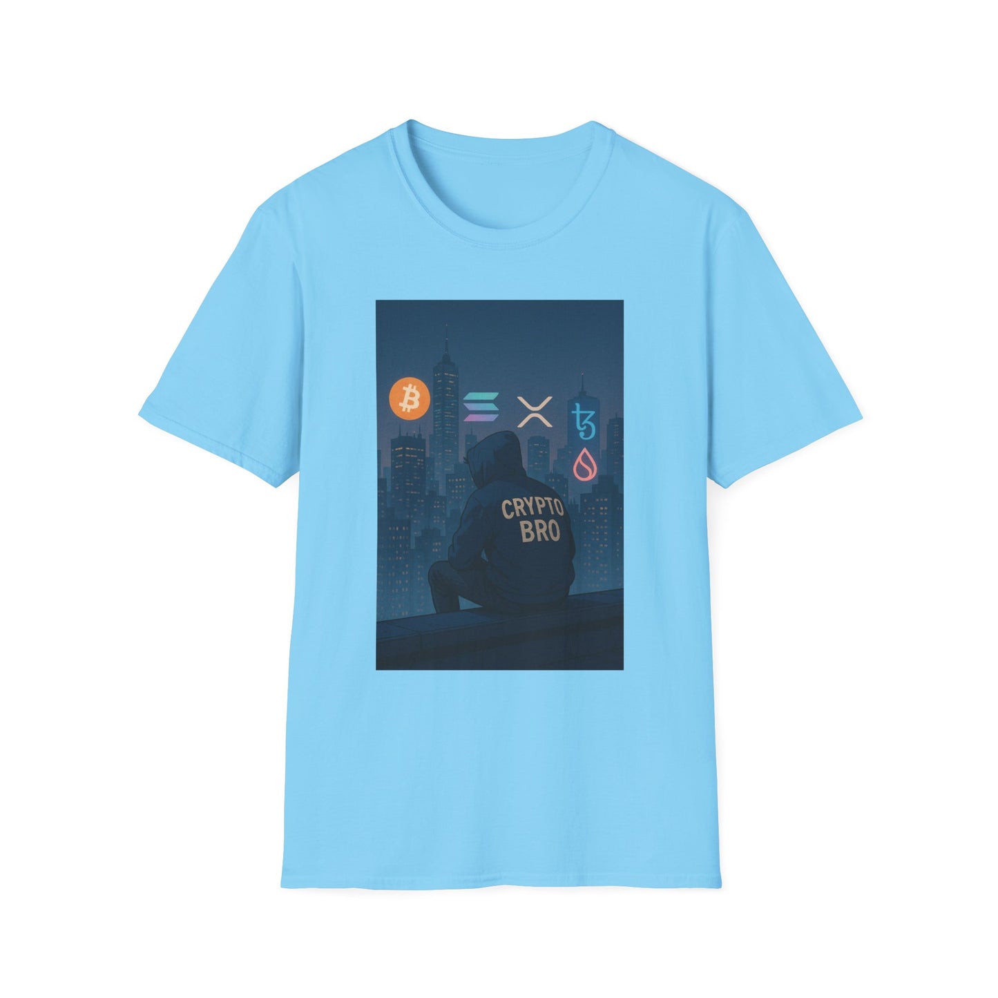Crypto Bro T-Shirt, Bitcoin, Cryptocurrency Fan Shirt, Gamer Tee, Perfect Gift for Tech Enthusiasts, Casual Wear