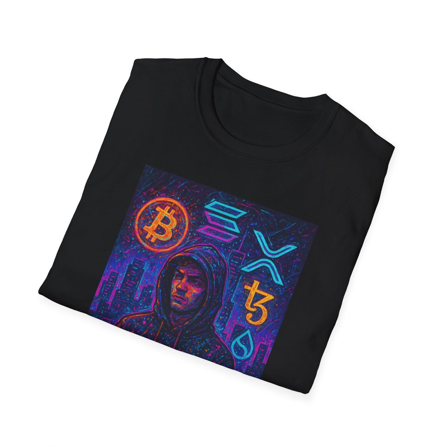 Crypto Bro Unisex Softstyle T-Shirt, Cryptocurrency Apparel, Blockchain Fashion, Gamer T-Shirt, Tech Enthusiast Gift