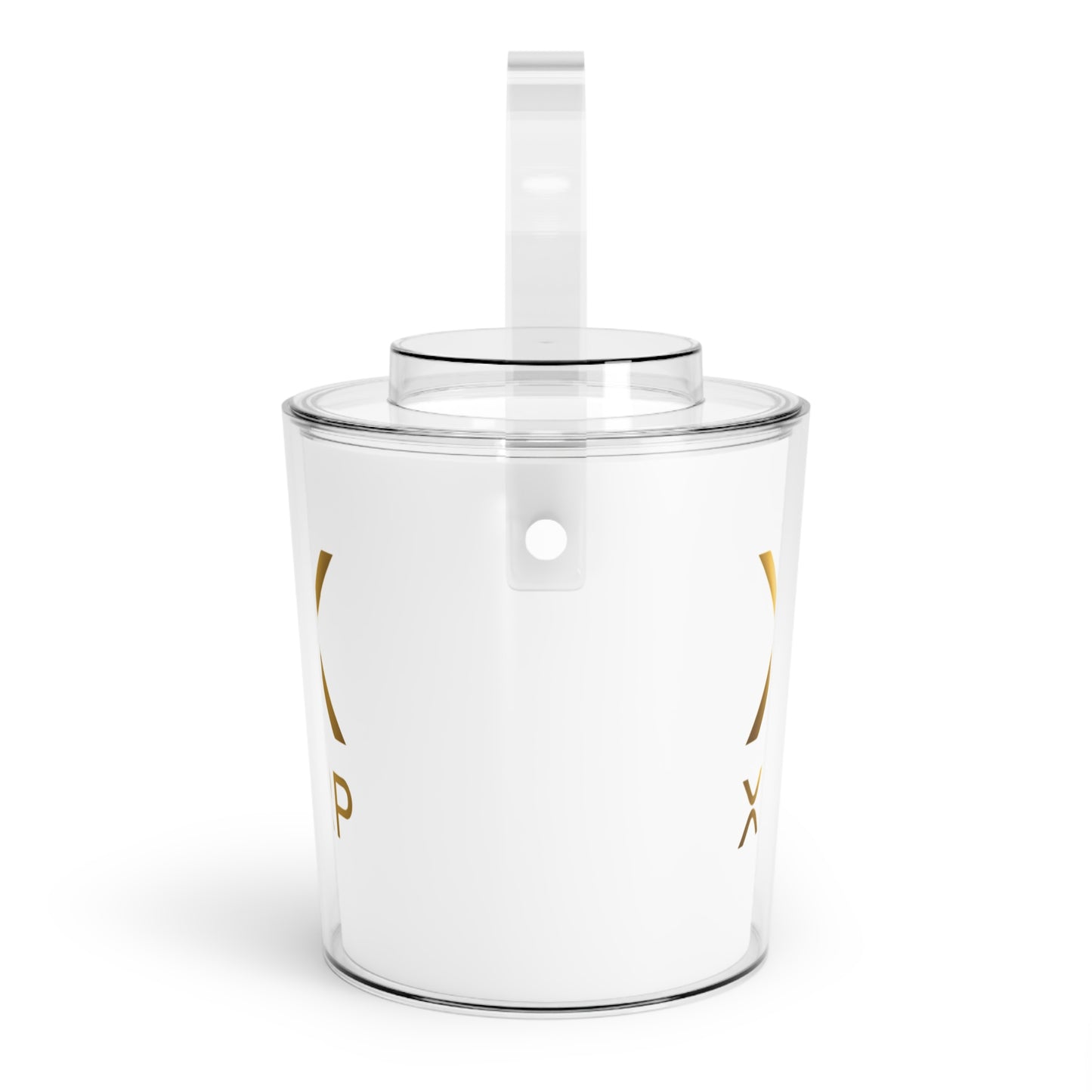 XRP Chic Ice Bucket with Tongs – Perfect for Parties, Crypto Enthusiasts, Holiday Celebrations, Modern Barware, Gift Ideas