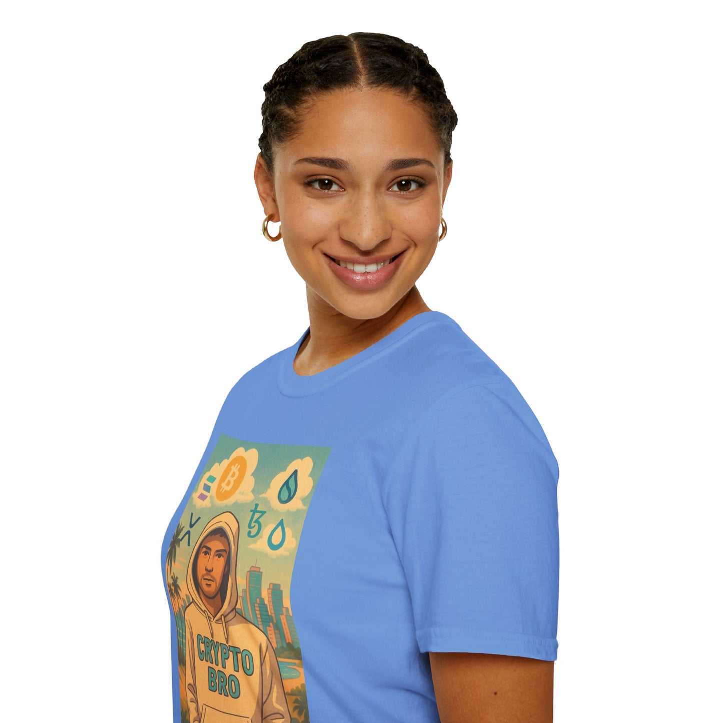 Crypto Bro Miami Unisex Softstyle T-Shirt