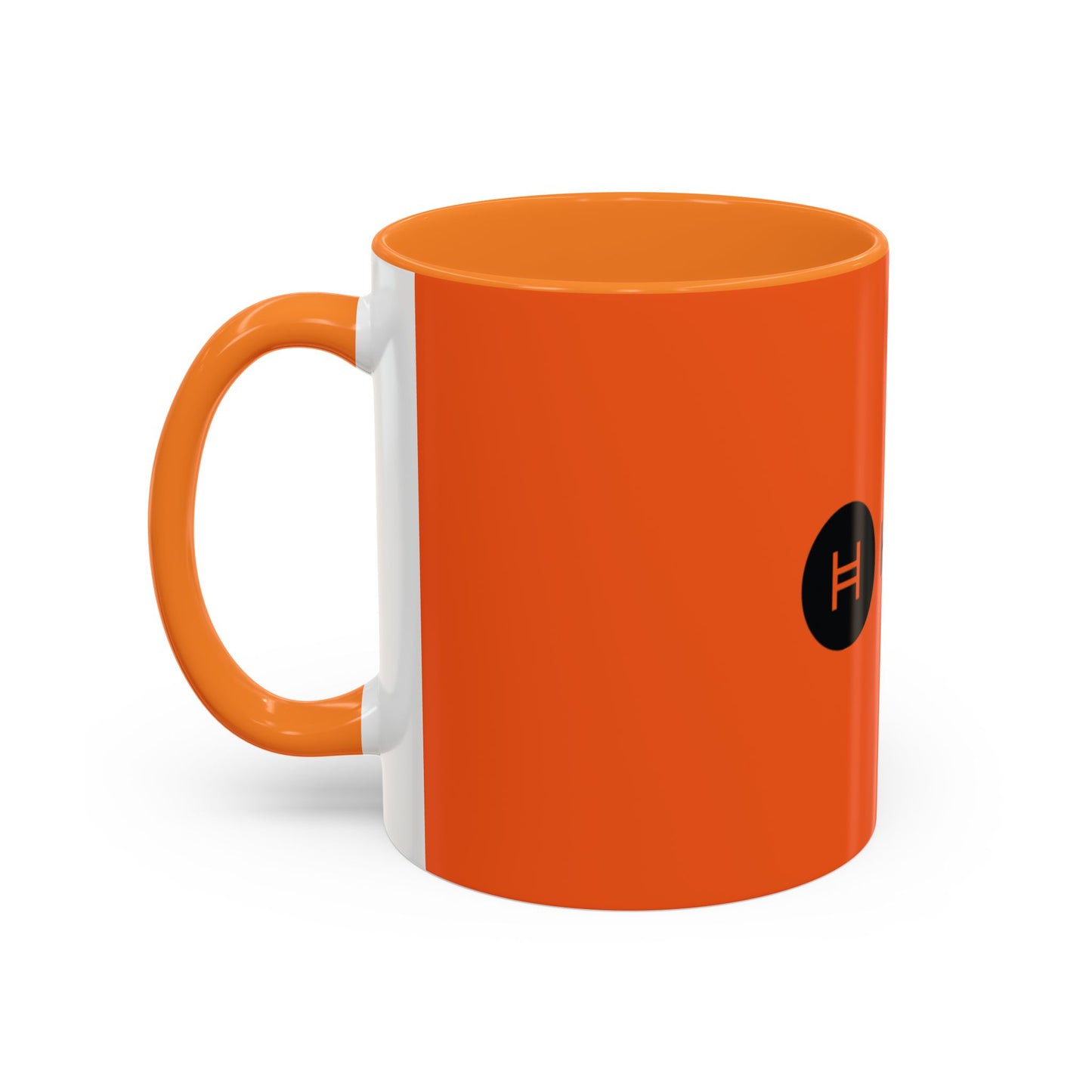 Hedera Orange Coffee Cup, Unique Gift for Coffee Lovers, Vibrant Drinkware for Home or Office, Modern Kitchen Decor