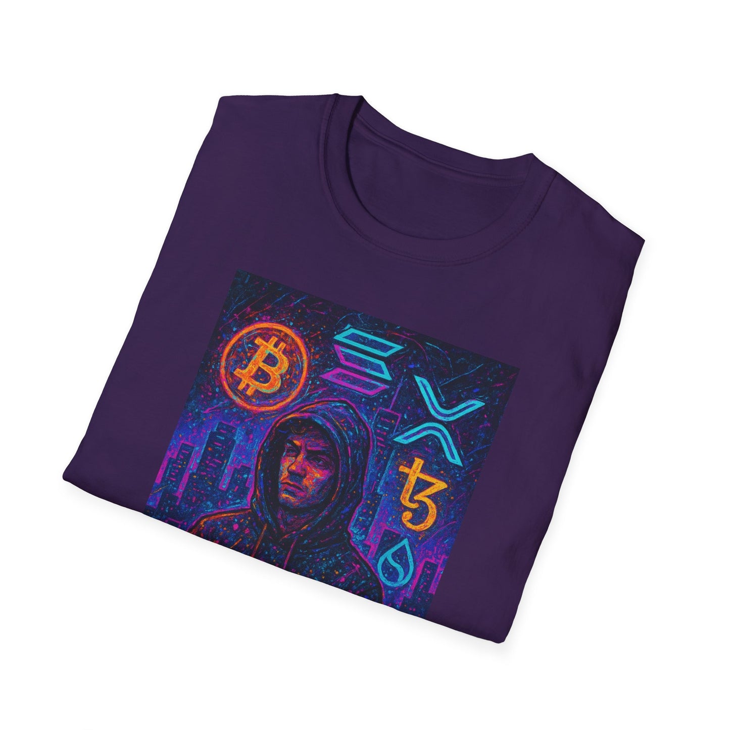 Crypto Bro Unisex Softstyle T-Shirt, Cryptocurrency Apparel, Blockchain Fashion, Gamer T-Shirt, Tech Enthusiast Gift