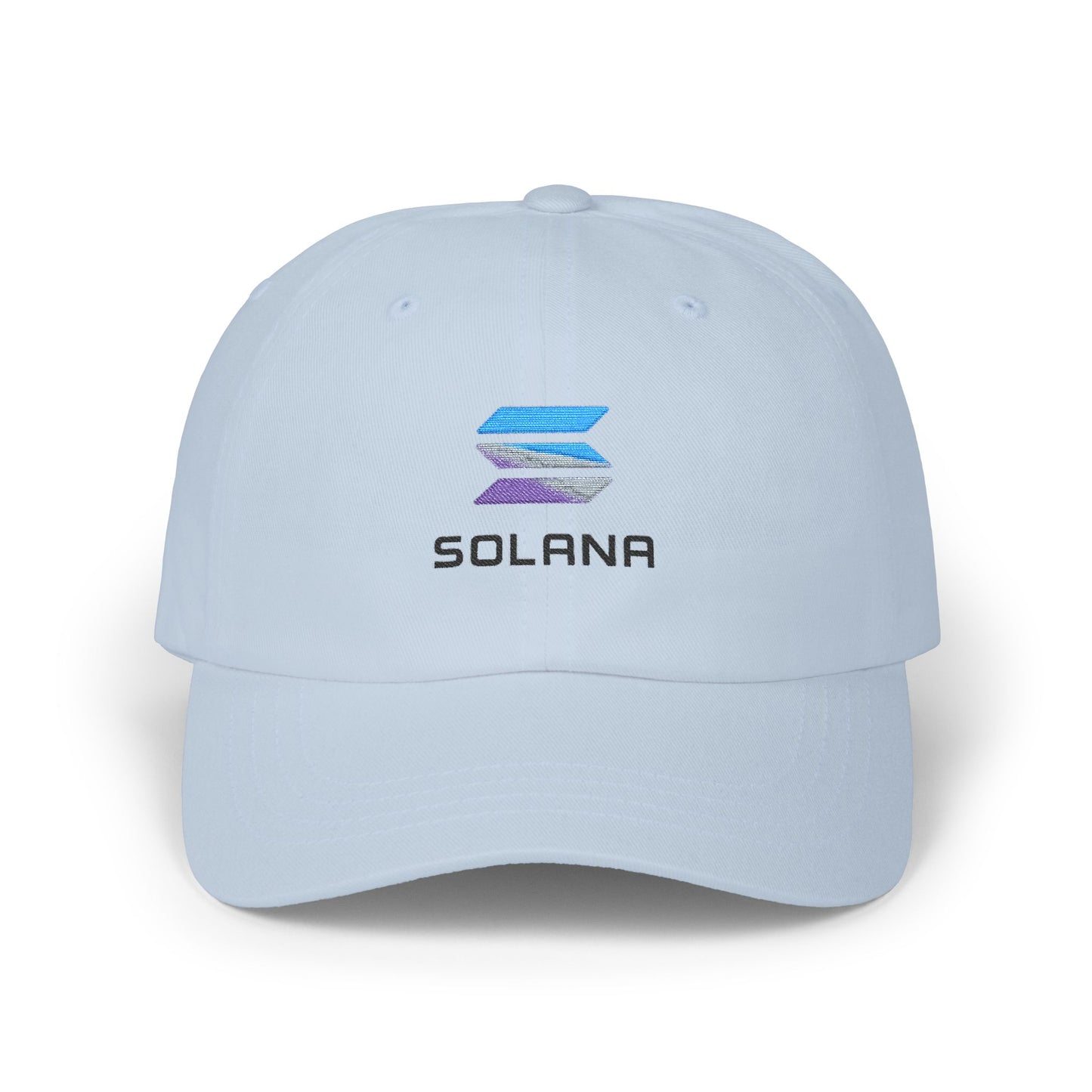 Solana Classic Dad Cap, Unisex Cap, Casual Headwear, Crypto Hat, Gift for Dads, Summer Accessory