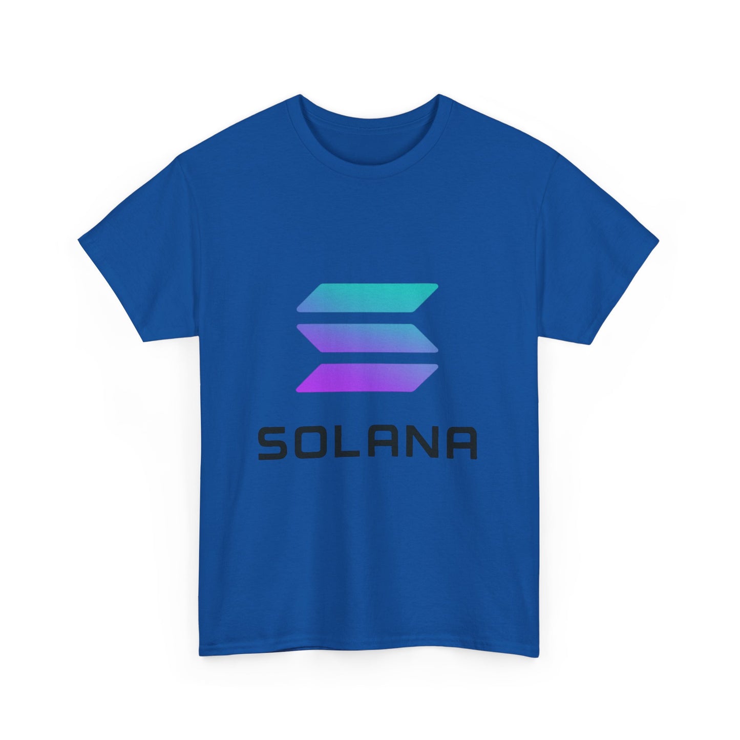 Solana Unisex Heavy Cotton Tee, Crypto Apparel, Gamer Shirt, Tech Enthusiast Wear, Unique Gift for Blockchain Lovers, Trending Fashion
