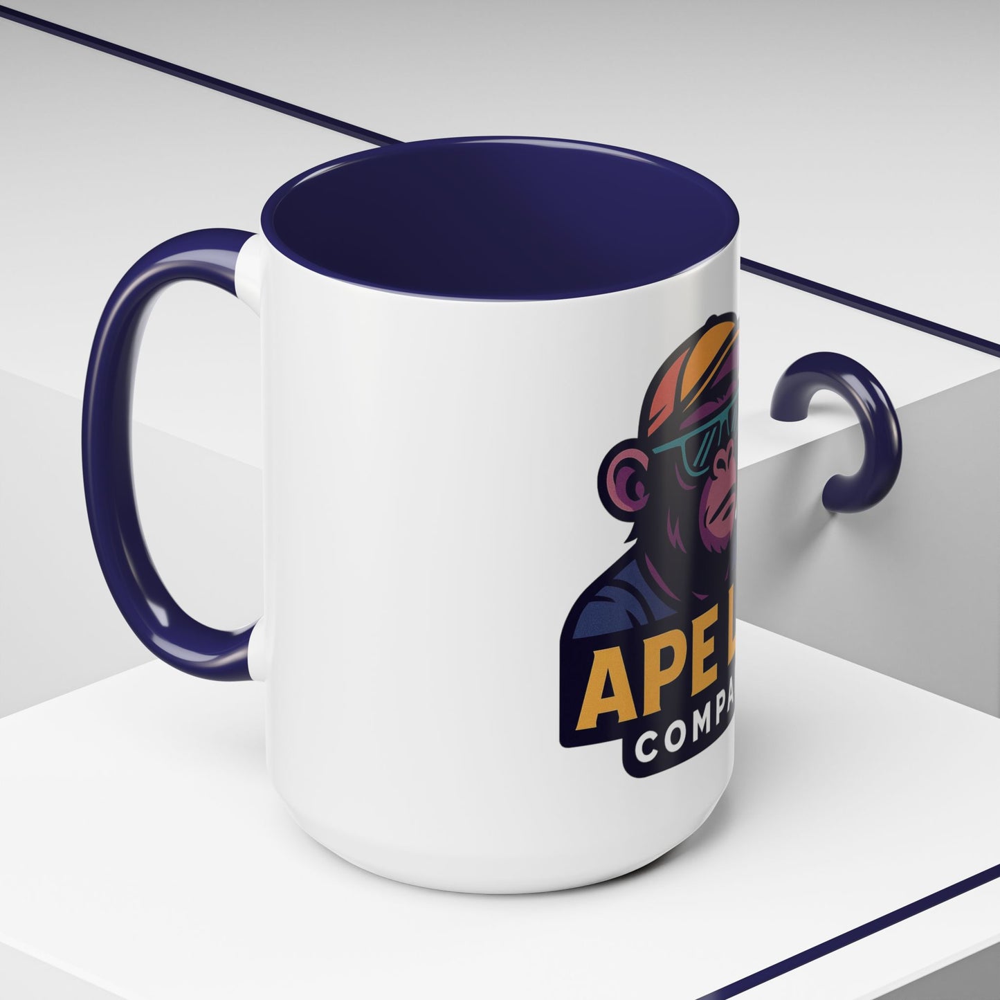 Ape Lab Accent Coffee Mug, Unique Gift, Scientist Drinkware, Birthday, Instant Collection, Office Decor, Customizable Design