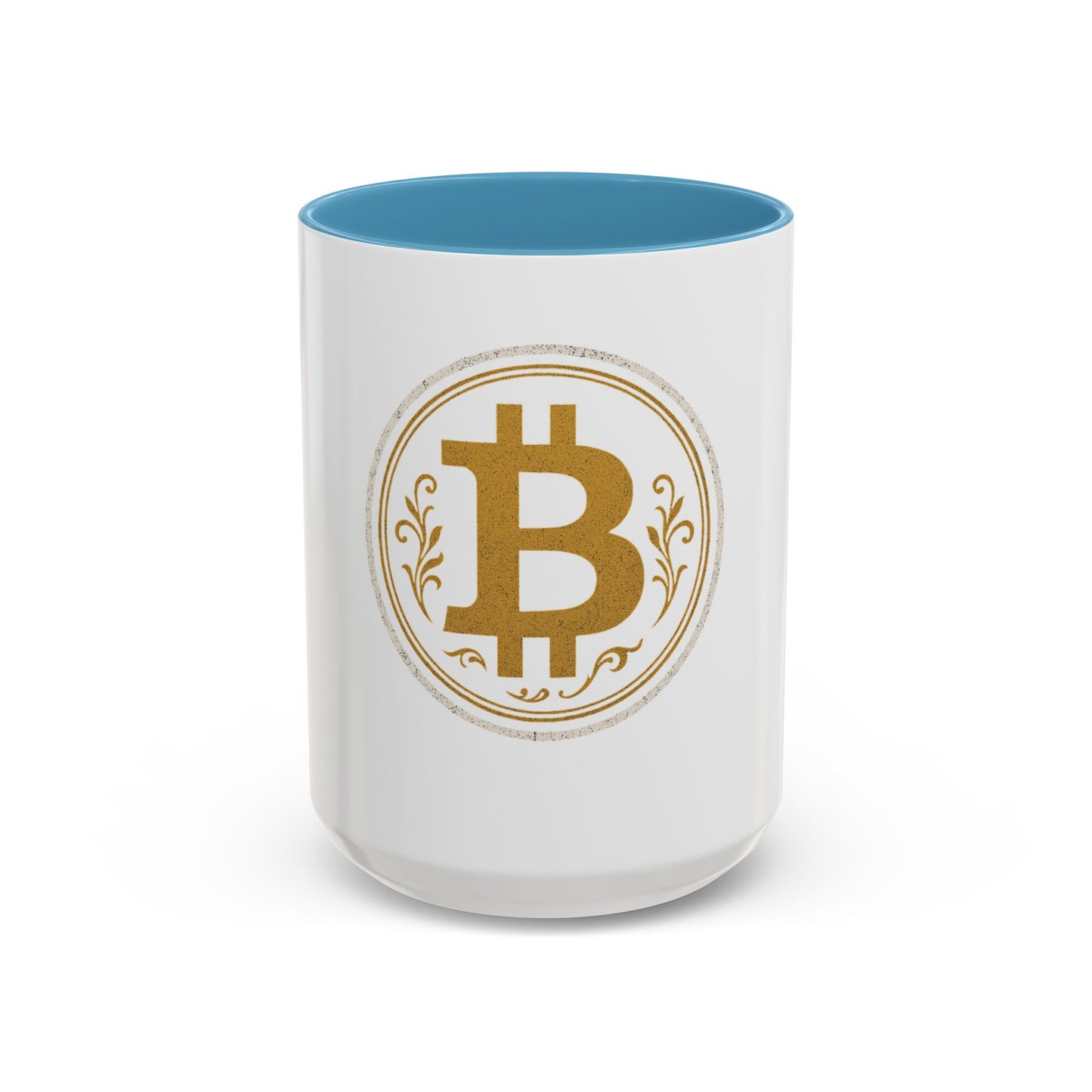 Bitcoin Accent Coffee Mug, Cryptocurrency Gift, Office Mug, Personalized Coffee Cup, Digital Currency Lover
