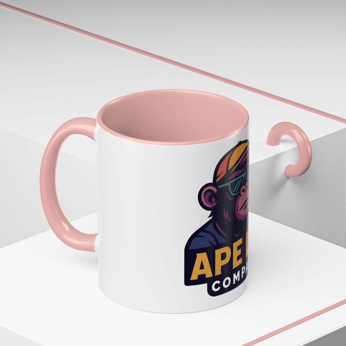 Ape Lab Accent Coffee Mug, Unique Gift, Scientist Drinkware, Birthday, Instant Collection, Office Decor, Customizable Design