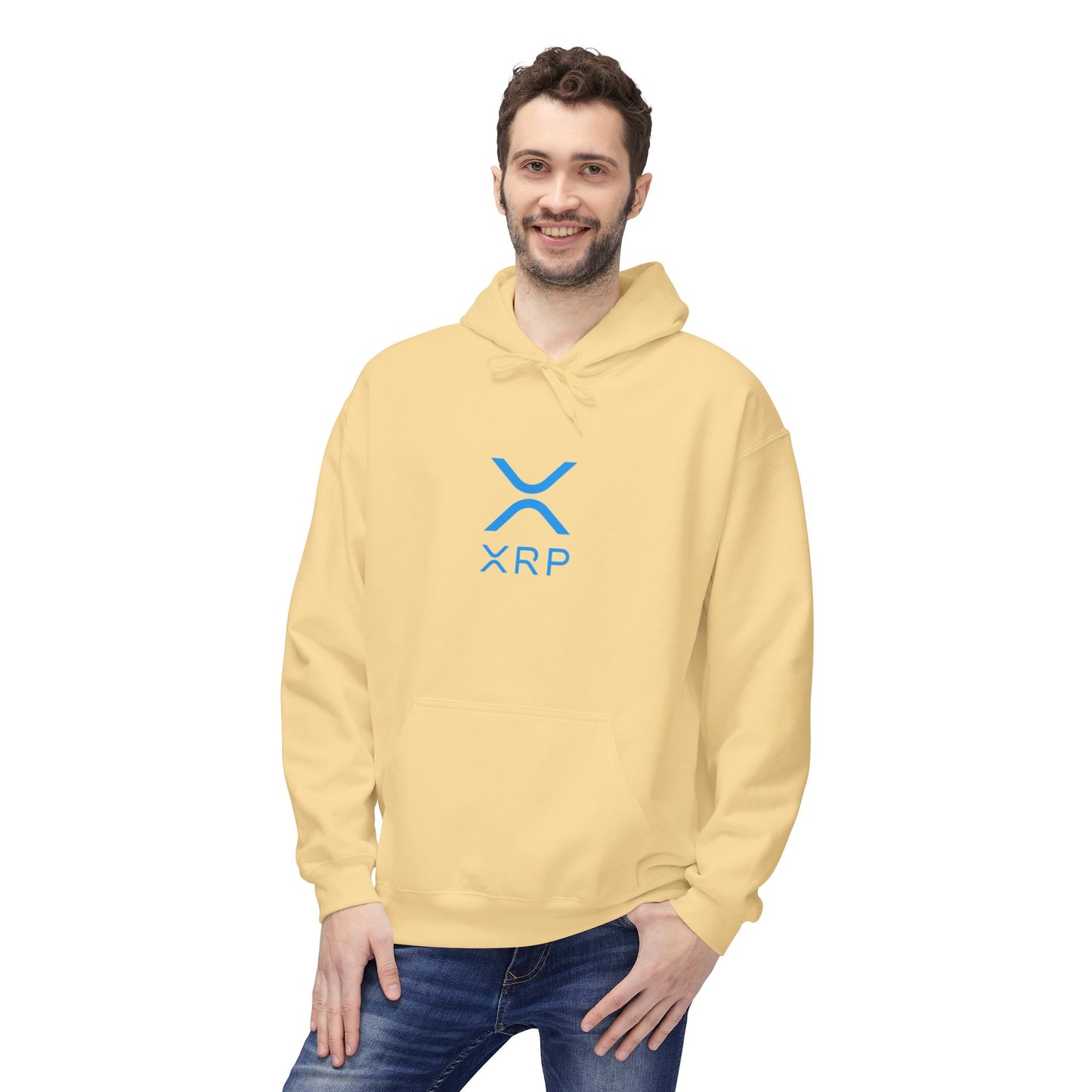 XRP Fleece Hoodie | Unisex Casual Wear, Cryptocurrency Gift, Cozy Sweatshirt for Crypto Enthusiasts, Everyday Hoodie, Perfect for Holidays