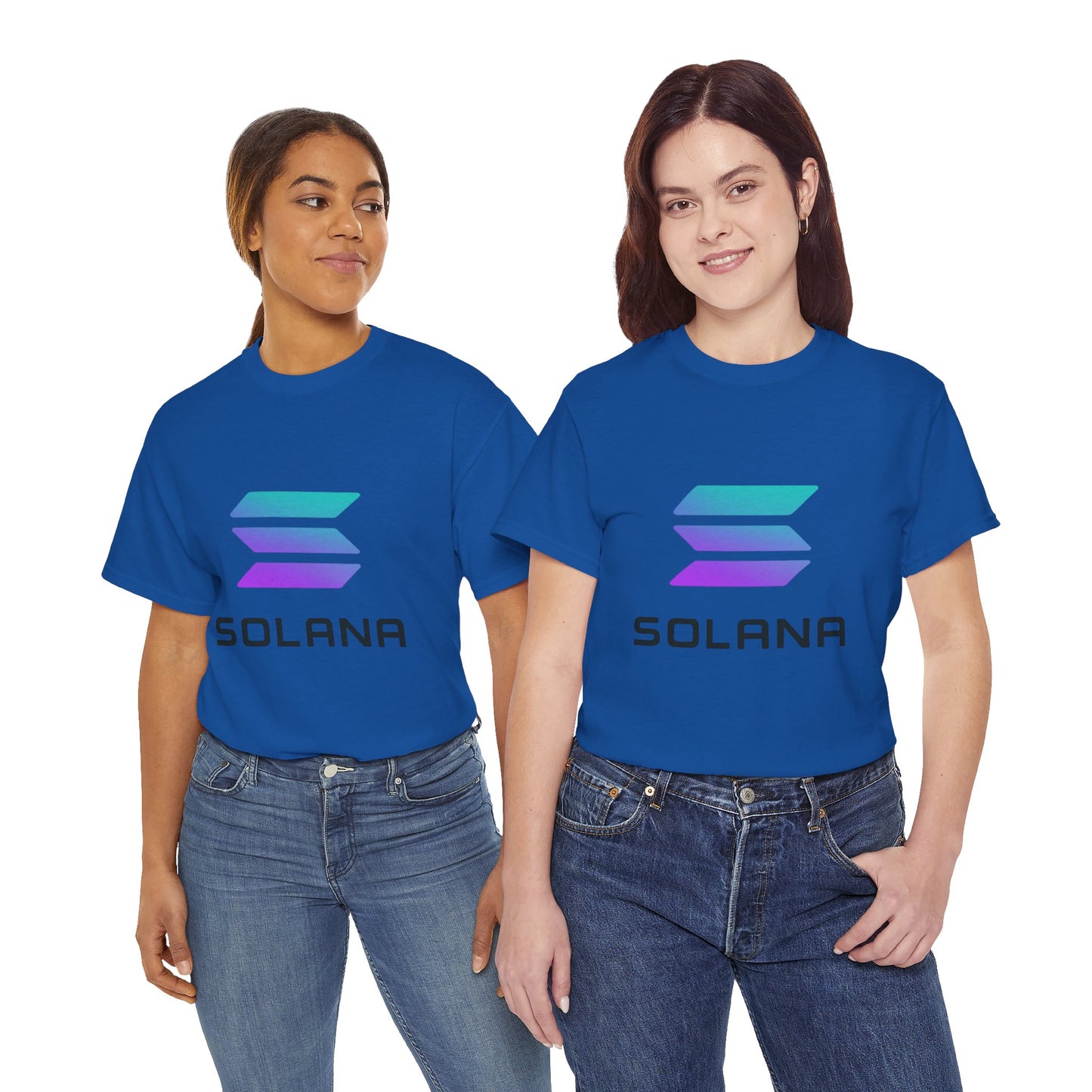 Solana Unisex Heavy Cotton Tee, Crypto Apparel, Gamer Shirt, Tech Enthusiast Wear, Unique Gift for Blockchain Lovers, Trending Fashion