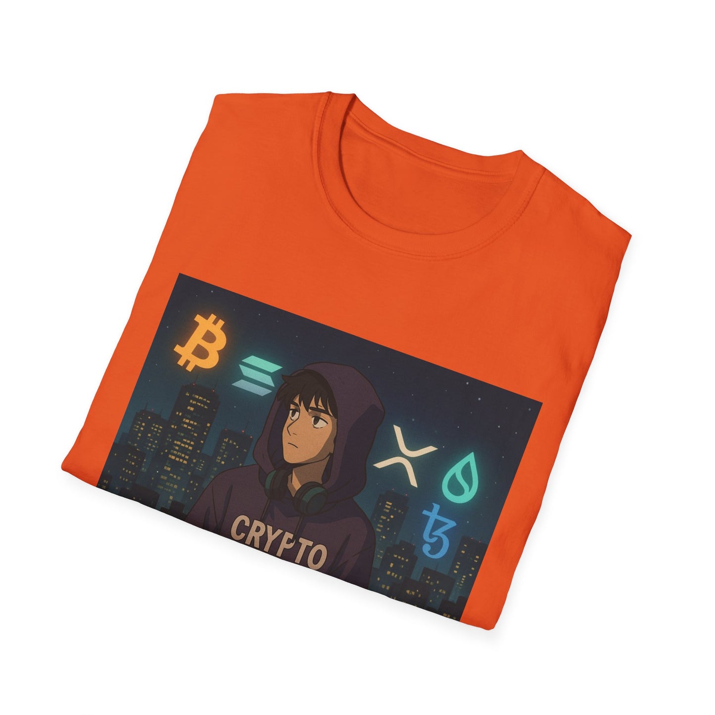 Crypto Bro Unisex Softstyle T-Shirt, Perfect for Gamers, Trendy Casual Wear, Unique Gift Idea, Crypto Enthusiast Apparel