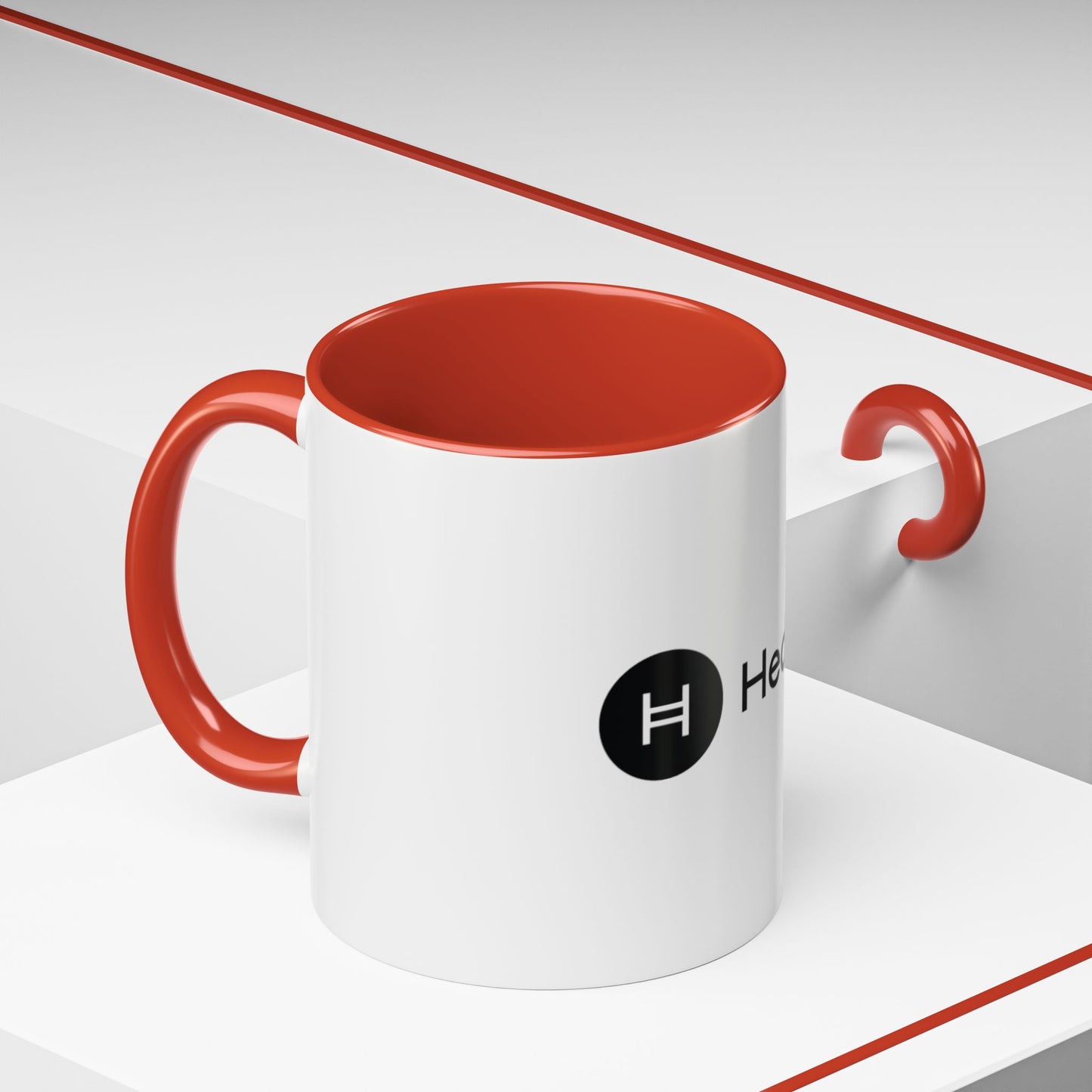 Hedera Stylish Accent Coffee Mug with Hedera Logo, Perfect Gift for Coffee Lovers, Office Use, Personalized Drinkware
