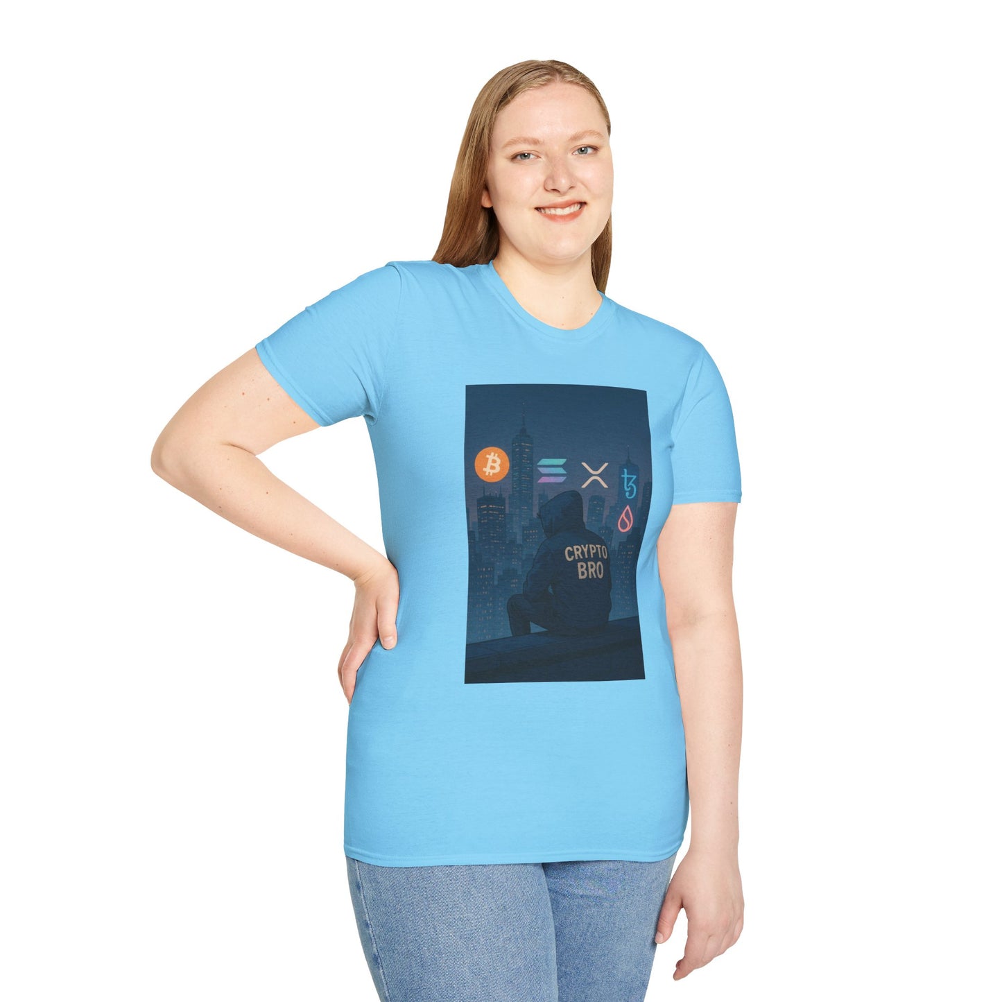 Crypto Bro T-Shirt, Bitcoin, Cryptocurrency Fan Shirt, Gamer Tee, Perfect Gift for Tech Enthusiasts, Casual Wear