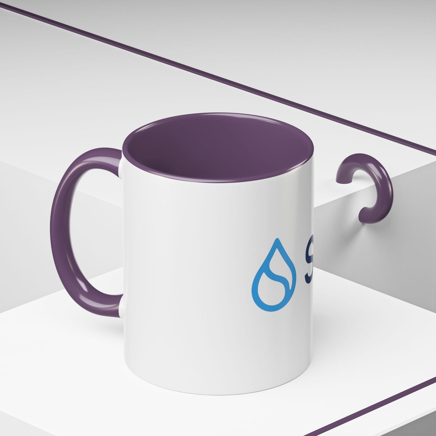 SUI Stylish Accent Coffee Mug - Unique Sui Logo Design, Perfect Gift for Coffee Lovers, Home, Office, or as a Fun Collectible