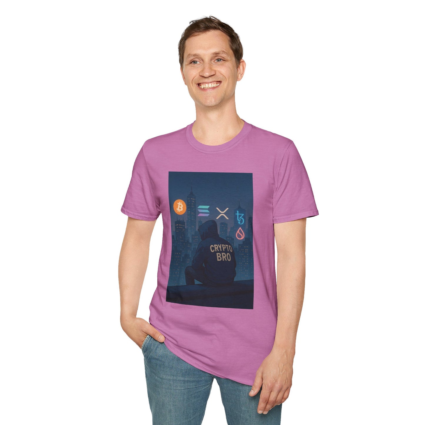 Crypto Bro T-Shirt, Bitcoin, Cryptocurrency Fan Shirt, Gamer Tee, Perfect Gift for Tech Enthusiasts, Casual Wear