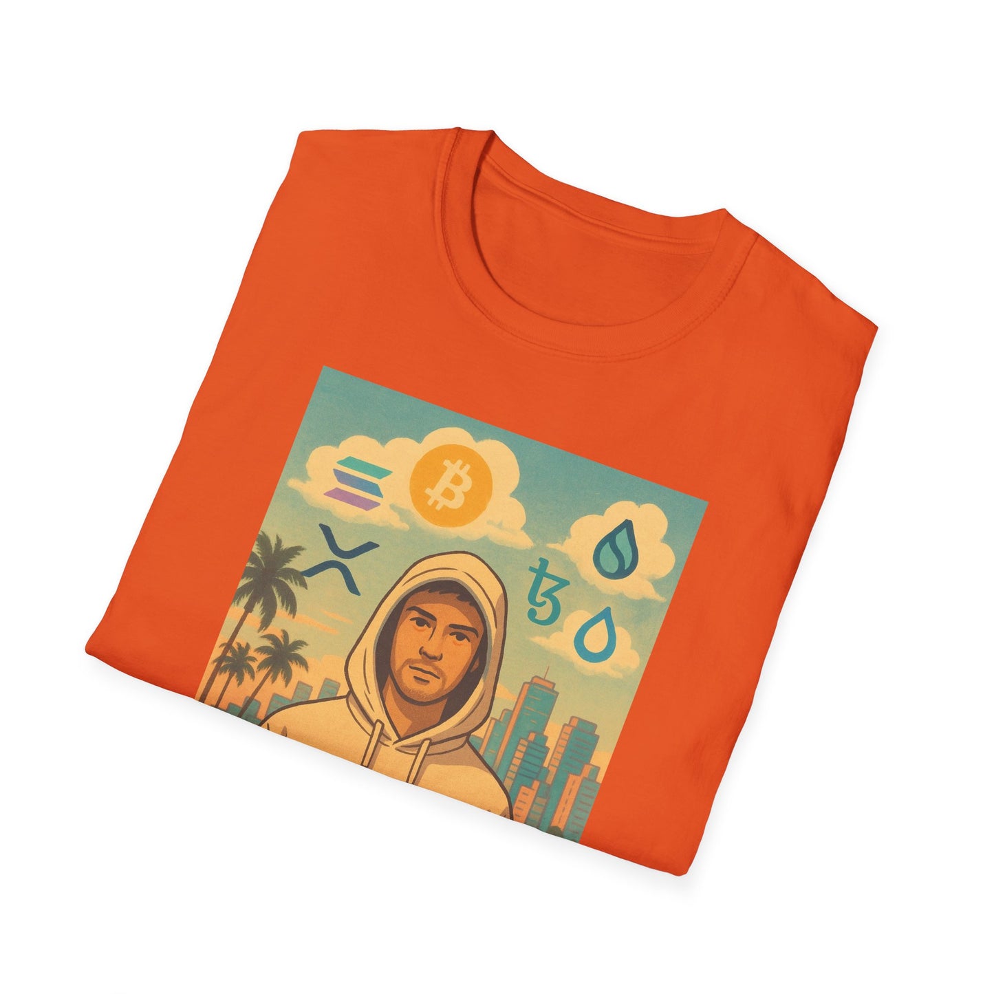 Crypto Bro Miami Unisex Softstyle T-Shirt