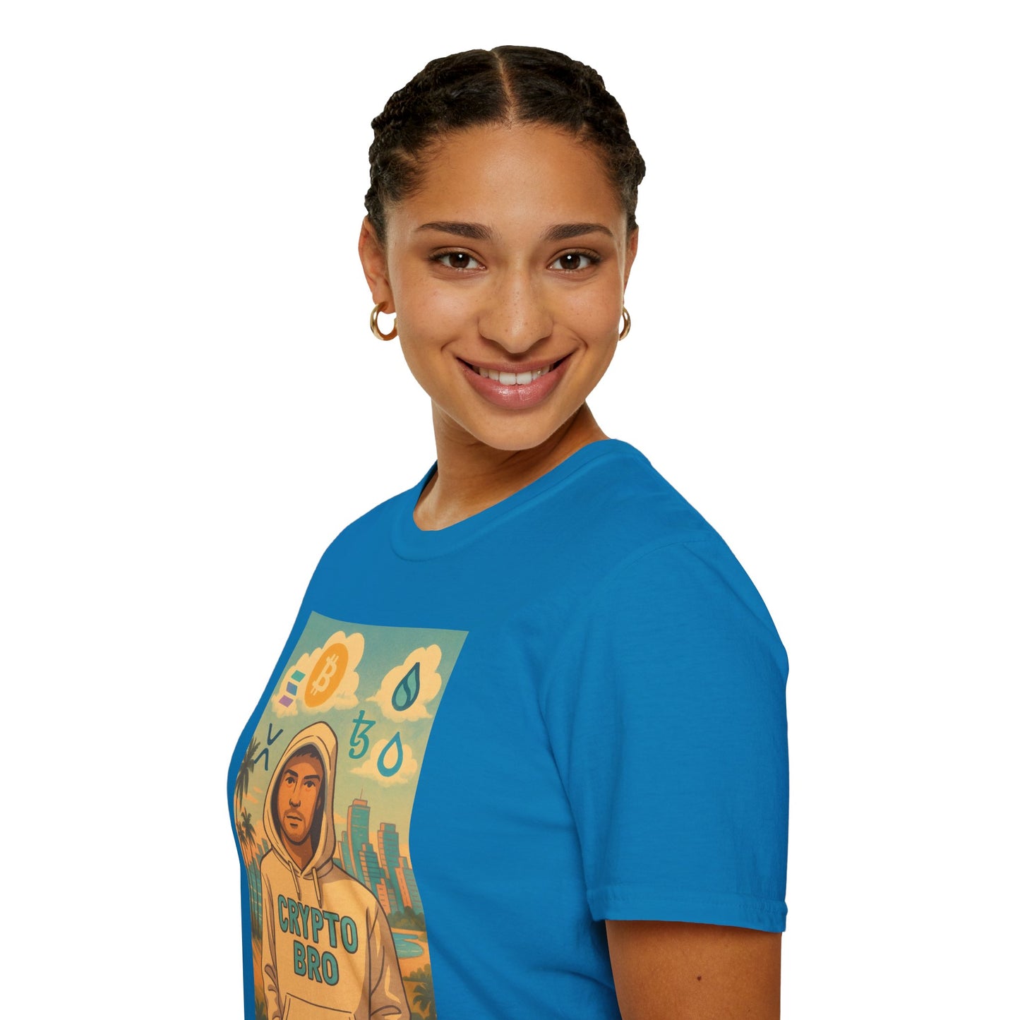 Crypto Bro Miami Unisex Softstyle T-Shirt